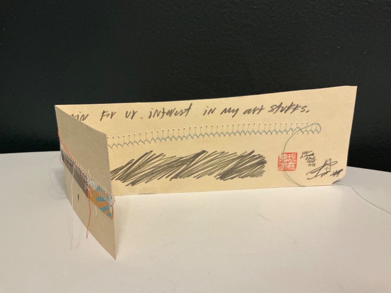 Thomas Campbell “WAVES” original painted wood (2021) Barry McGee Surf Santa Cruz