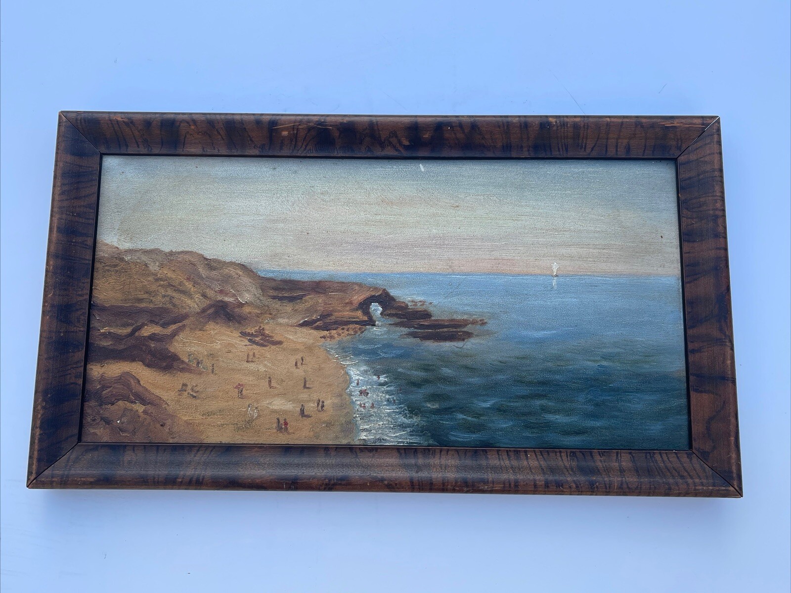 19TH TO 20TH CENTURY ANTIQUE LANDSCAPE PAINTING LA JOLLA PLEIN AIR COASTAL BEACH