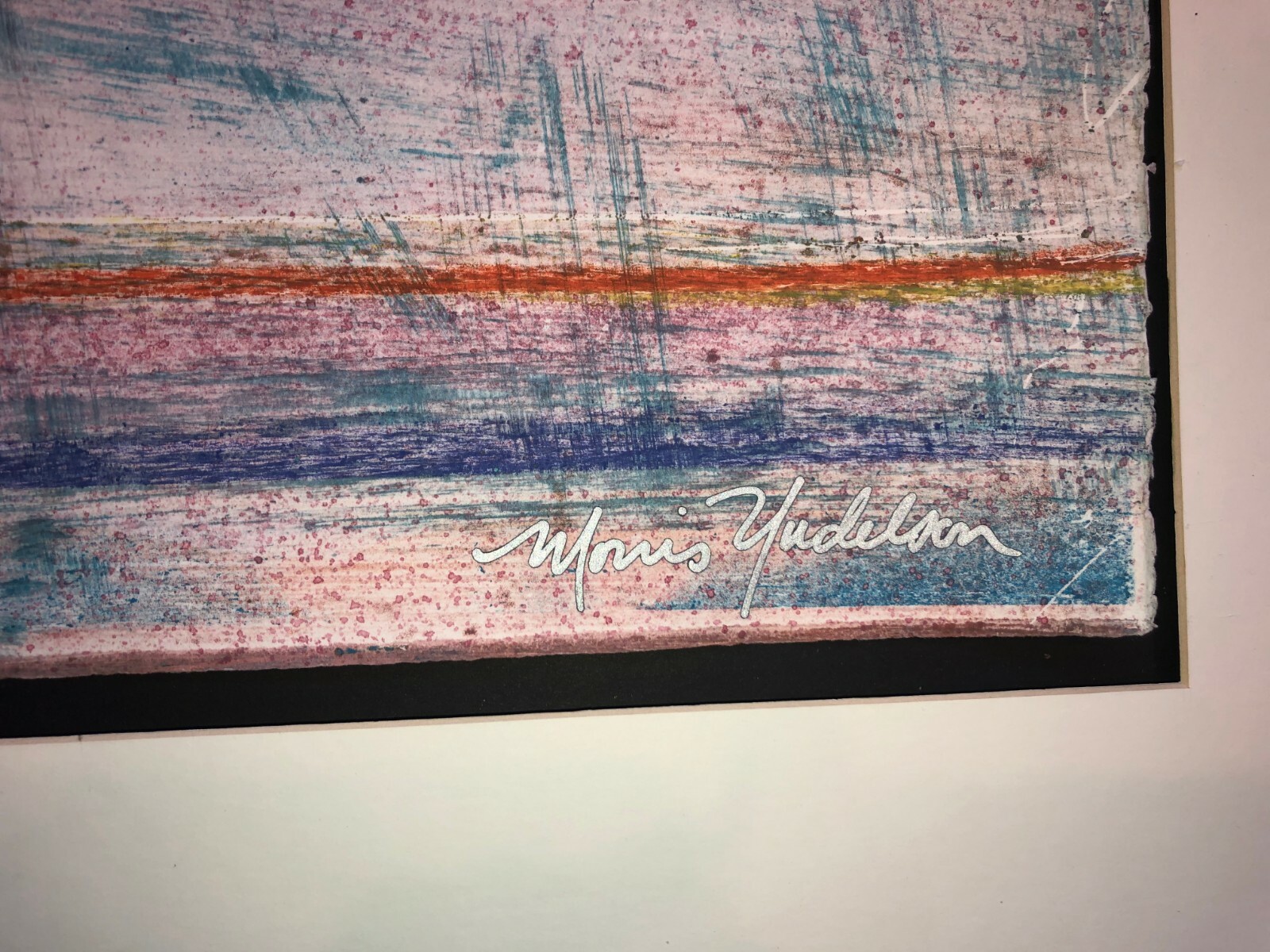 Morris Yudelson – Original Painting / ”The Blue Hills Desert” – 1986