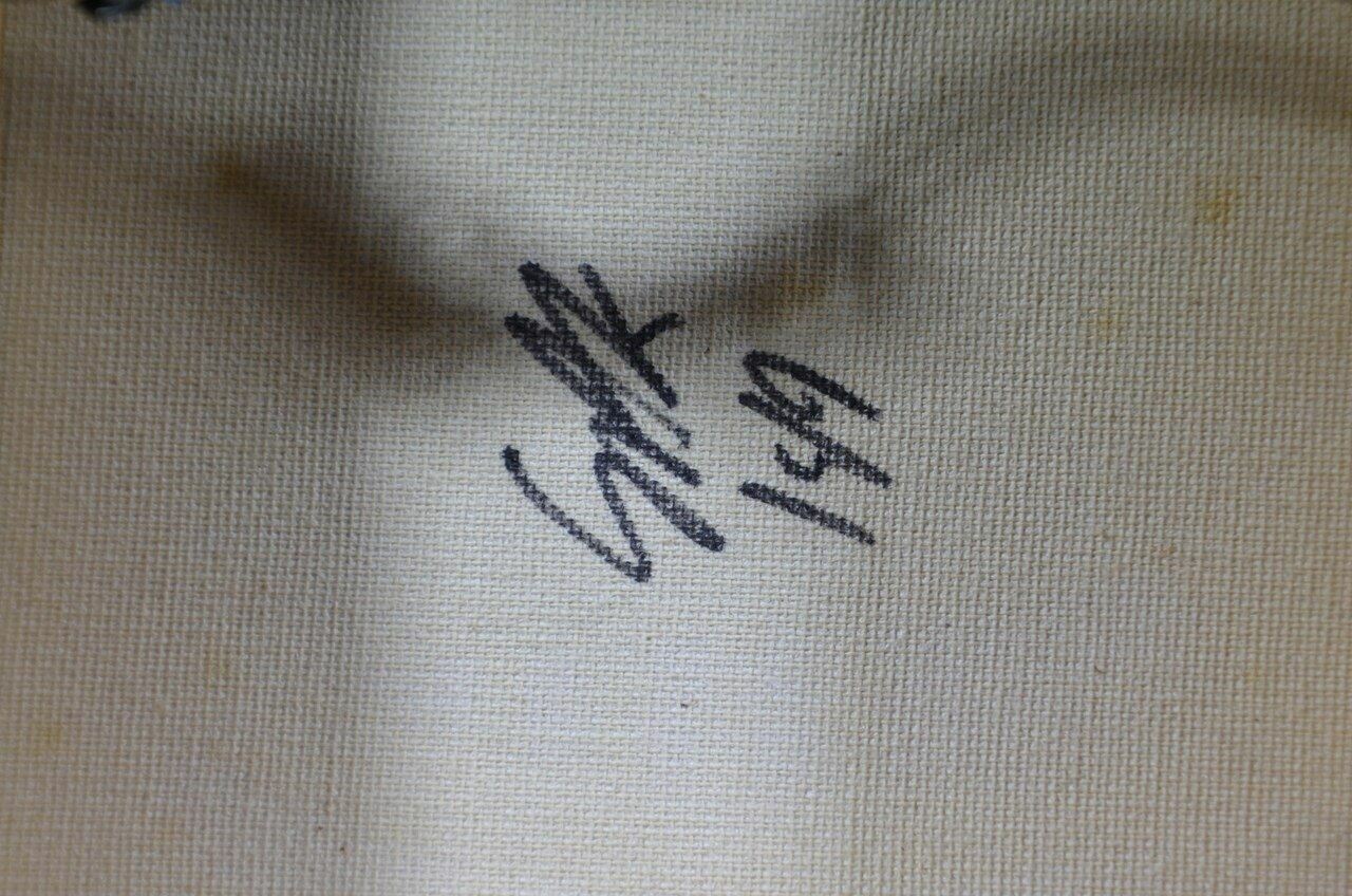 Framed. Steve Kaufman, Original “Money”. Hand signed SAK 149 on back.