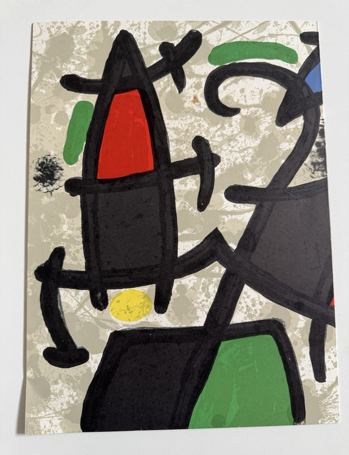 Joan Miro an original lithograph Unframed Single Piece Modern Abstract Art