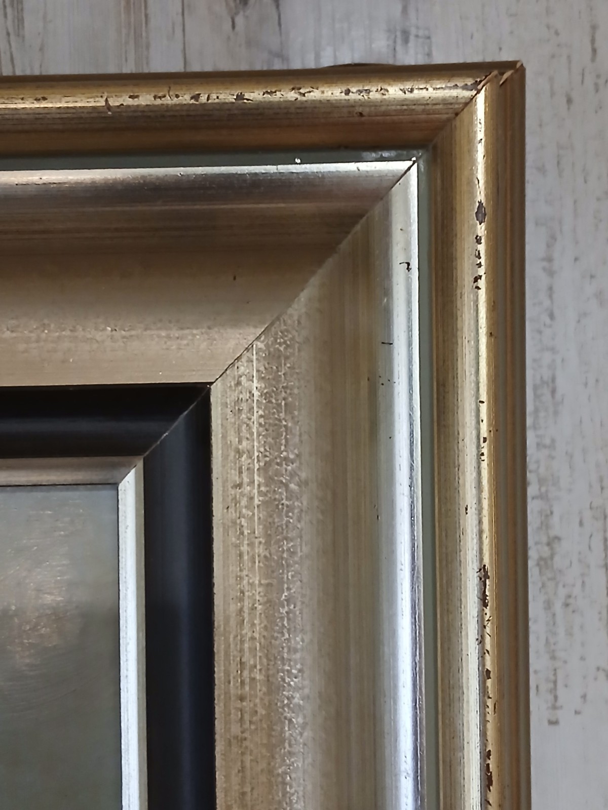 Vintage R. Schneider Signed Original Oil Painting With Wooden Frame 24.5″ X 29″