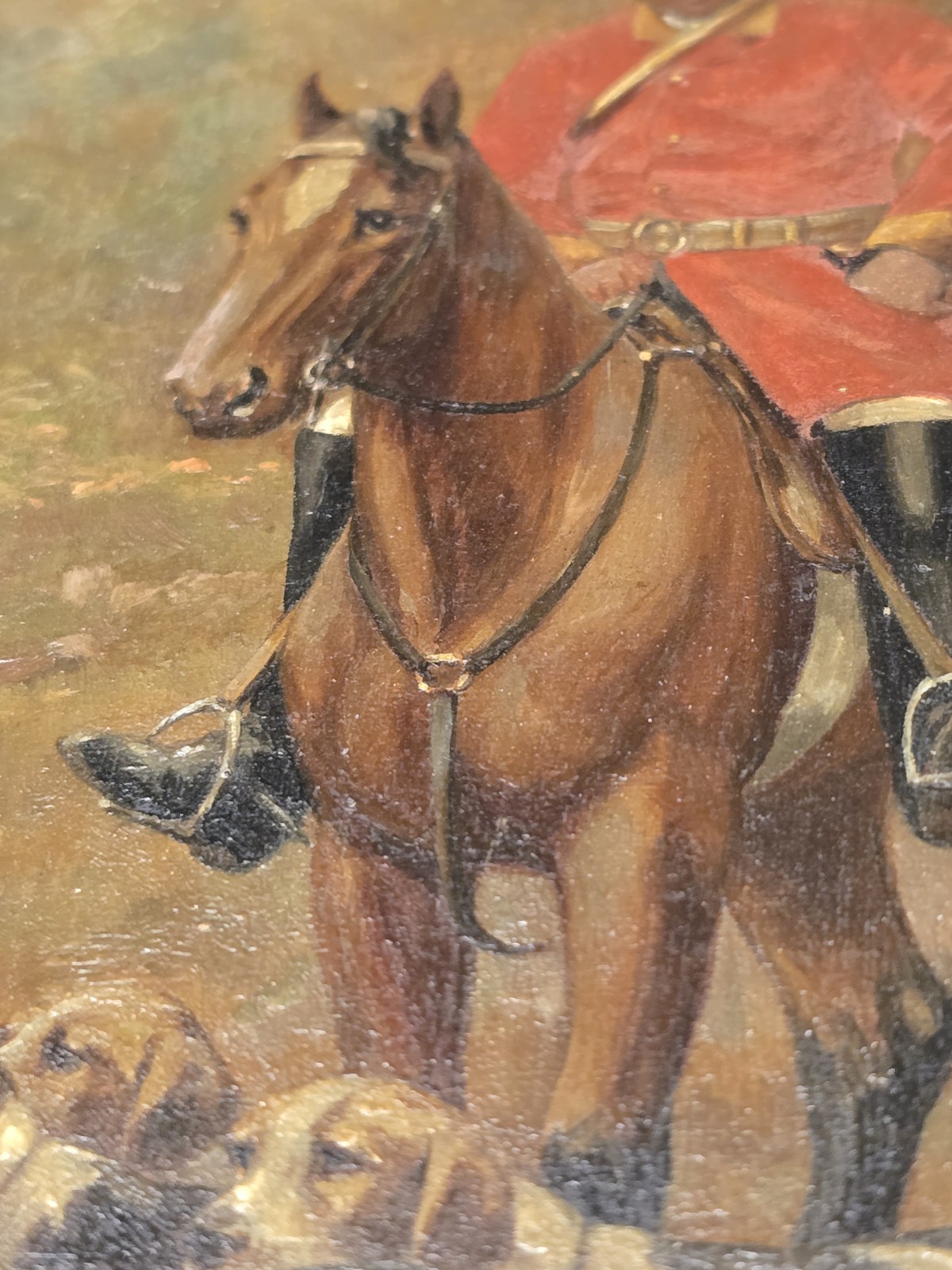 Albert WILLMS (XIX-XX) Pointer Dogs, Oil On Board, Dog Hunt, Pointers, Basset