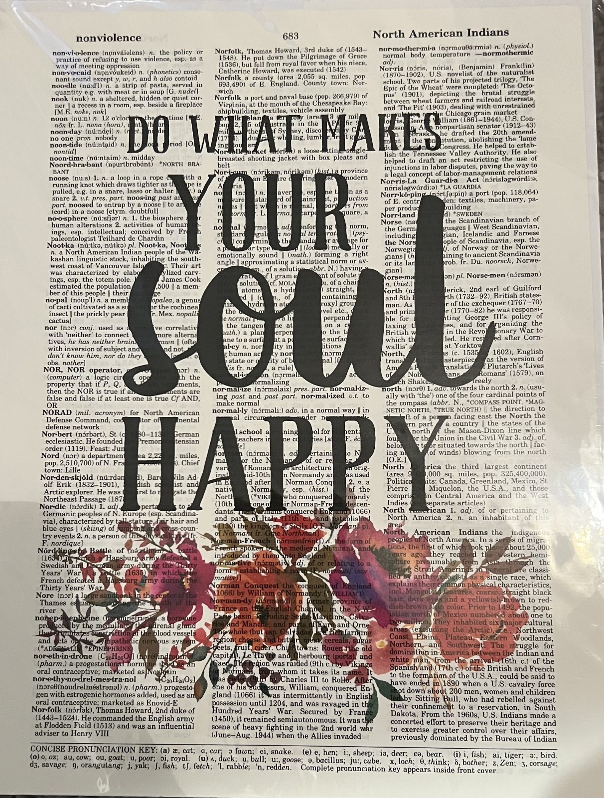 Blue Poppy Gallery art Do what makes your soul happy