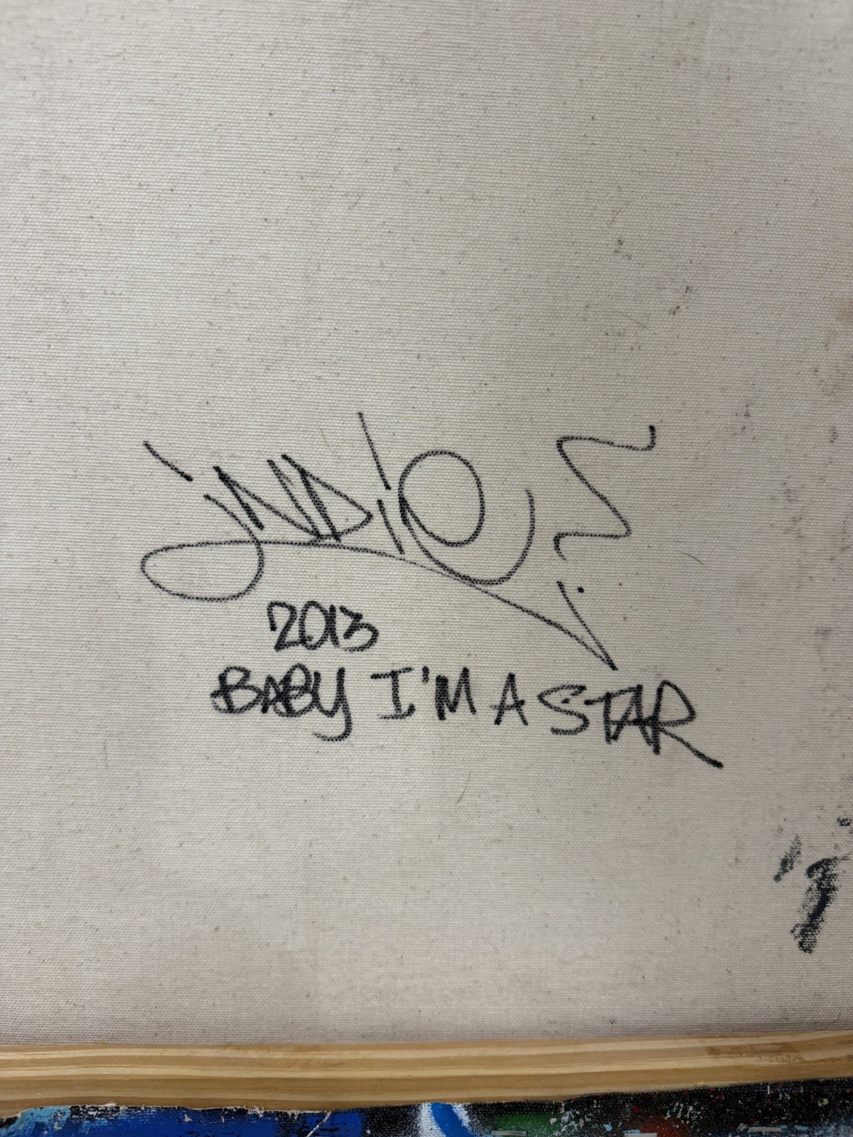 Indie 184 Original Artwork Mixed Media On Stretched Canvas “Baby I’m A Star”