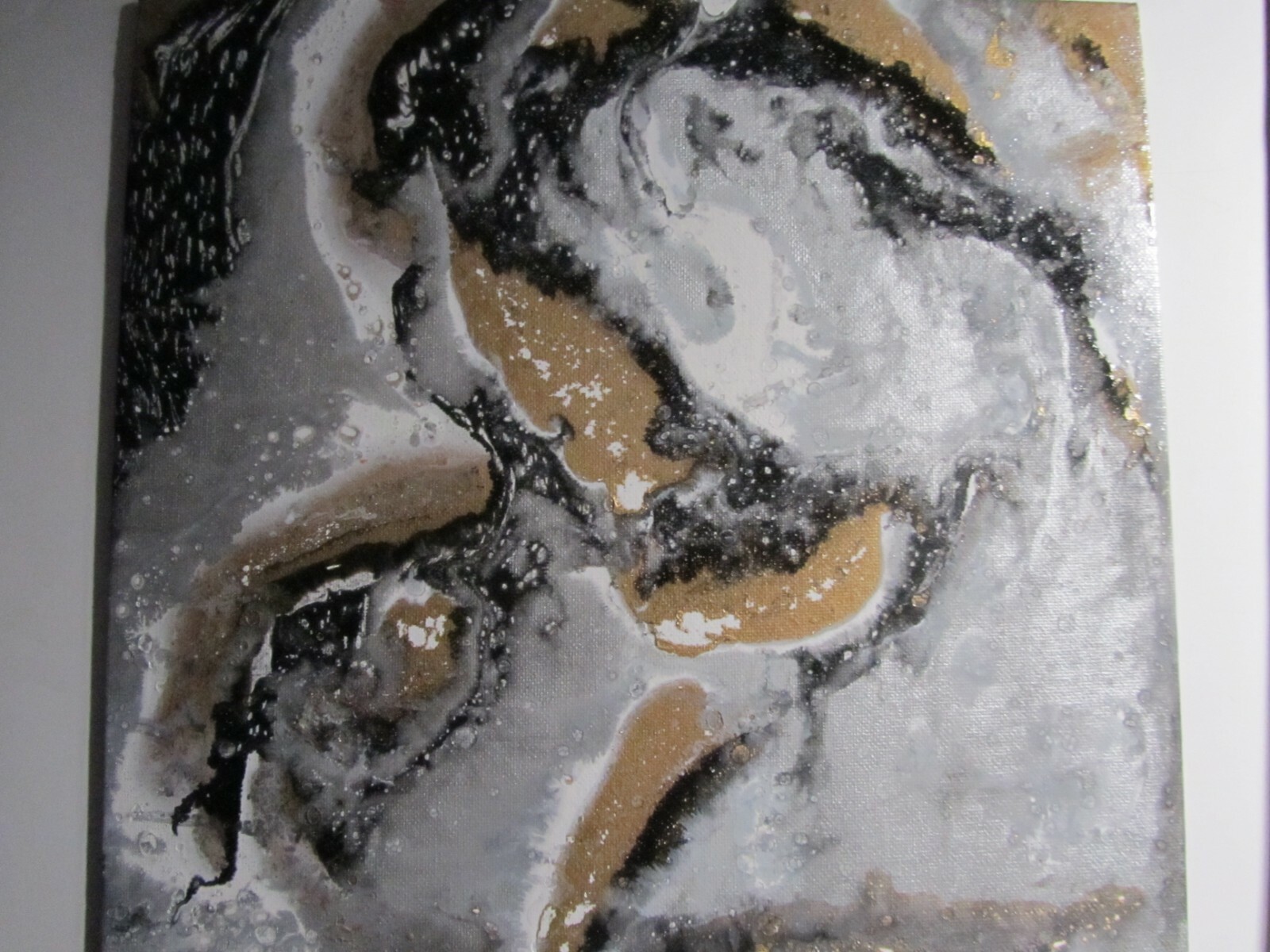 GIFT FOR Origninal abstract artwork Acrylic on canvas painting 12 x 12″ 1 PIECE
