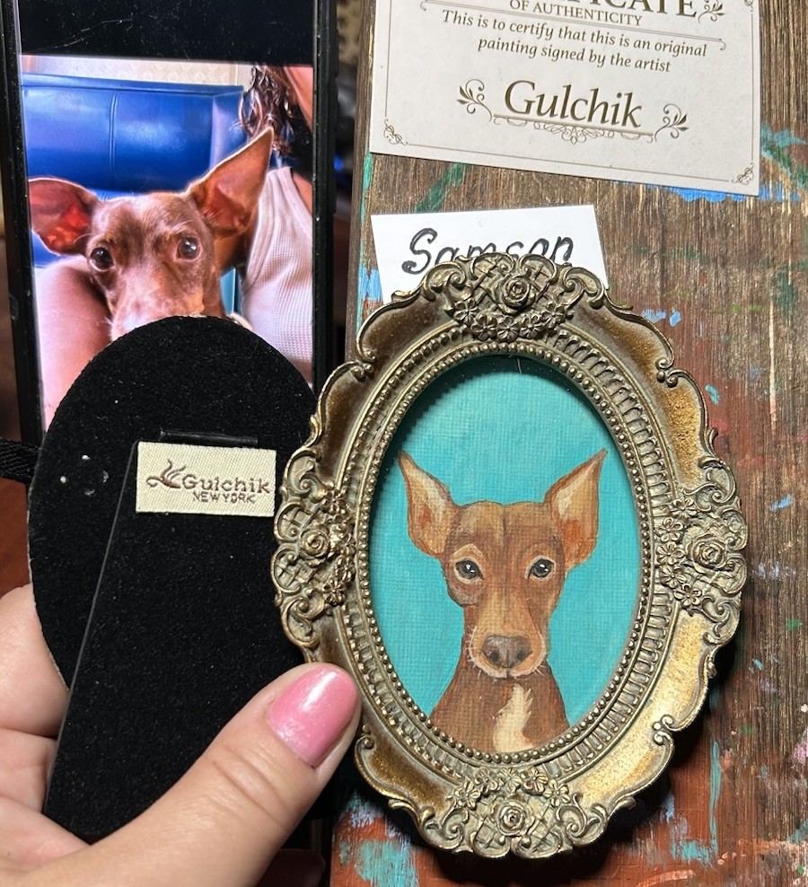 Custom Original Pet Portrait Cat Dog in 3”x 4″ Memorial Painting Process Videos
