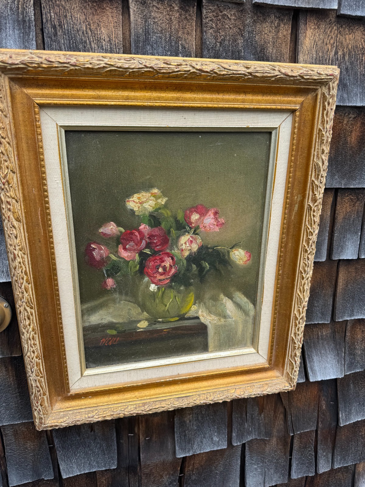 Painting od Roses by Mcau
