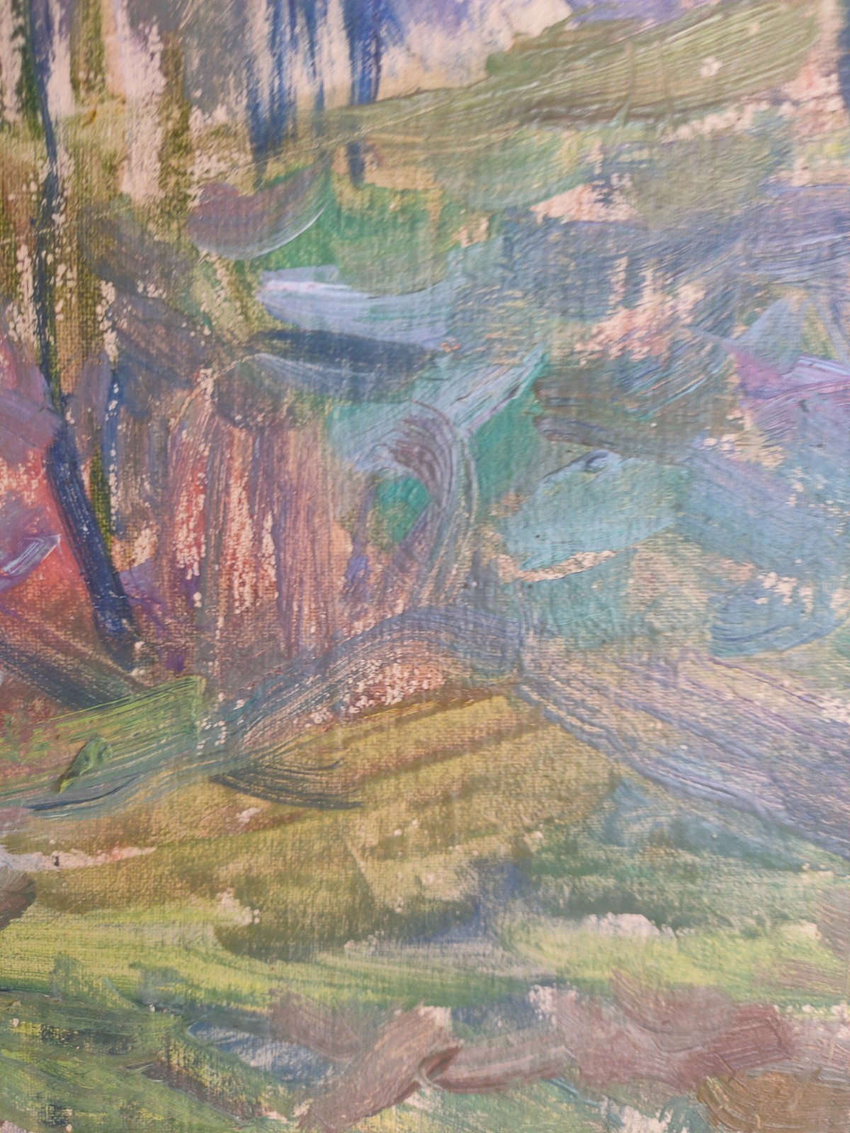 Joyful spring landscape. Artist Koshel M. Ya.
