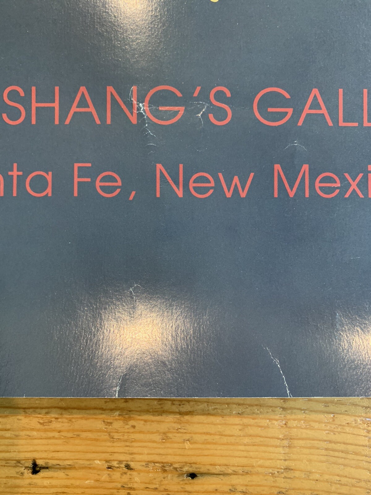 Nancy Dunlop Cawdrey Exhibition Poster Cowboys Horses Western New Mexico