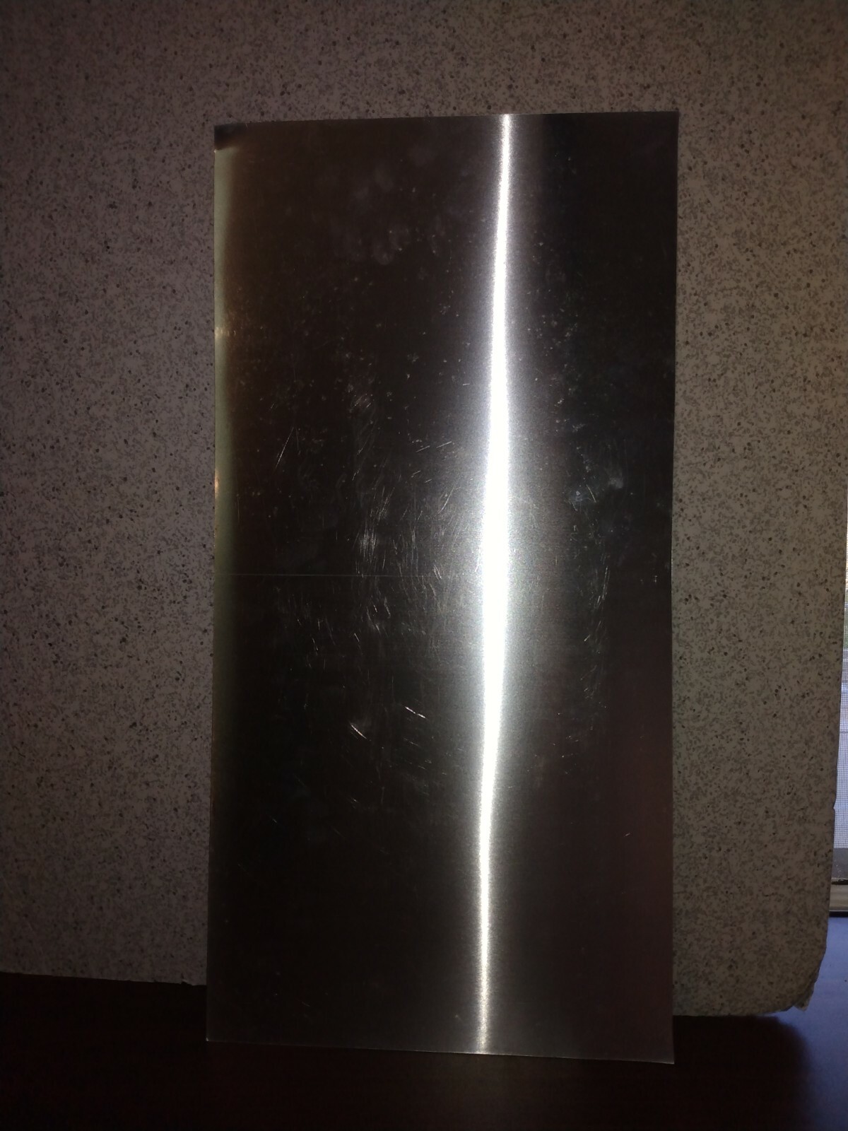 Vintage Oriental Sunset Spray Paint Art Thin Aluminum Metal 19 3/4″ x 9 3/4″