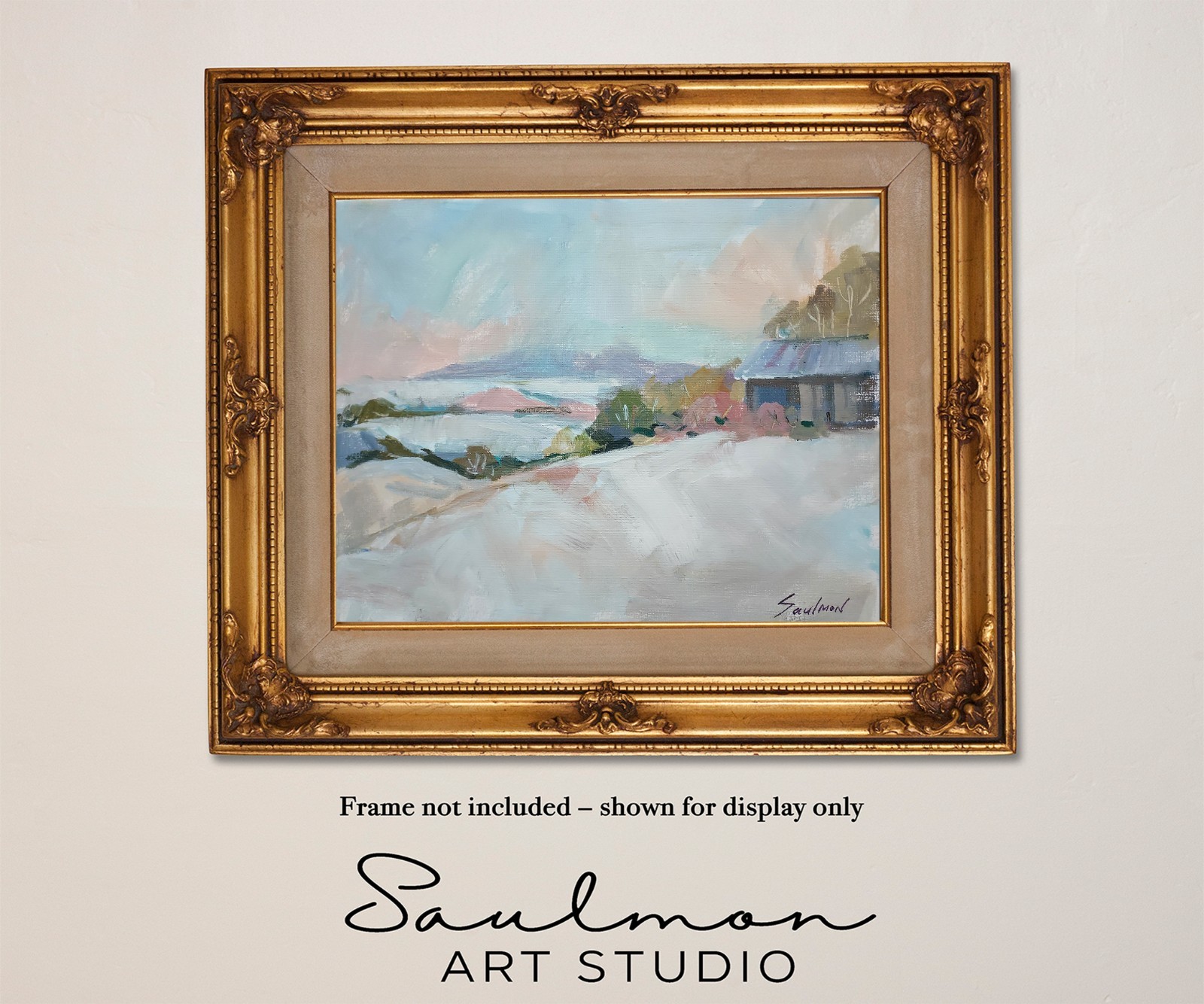 Original Impressionist Painting on 11 in x14 in Canvas – Signed by the Artist