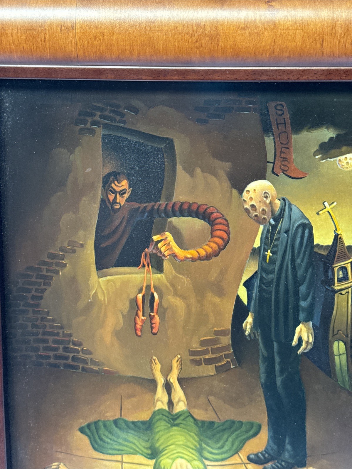 Surrealist Painting Surrealism William Sala Listed Modernist Urban Iconic Woman