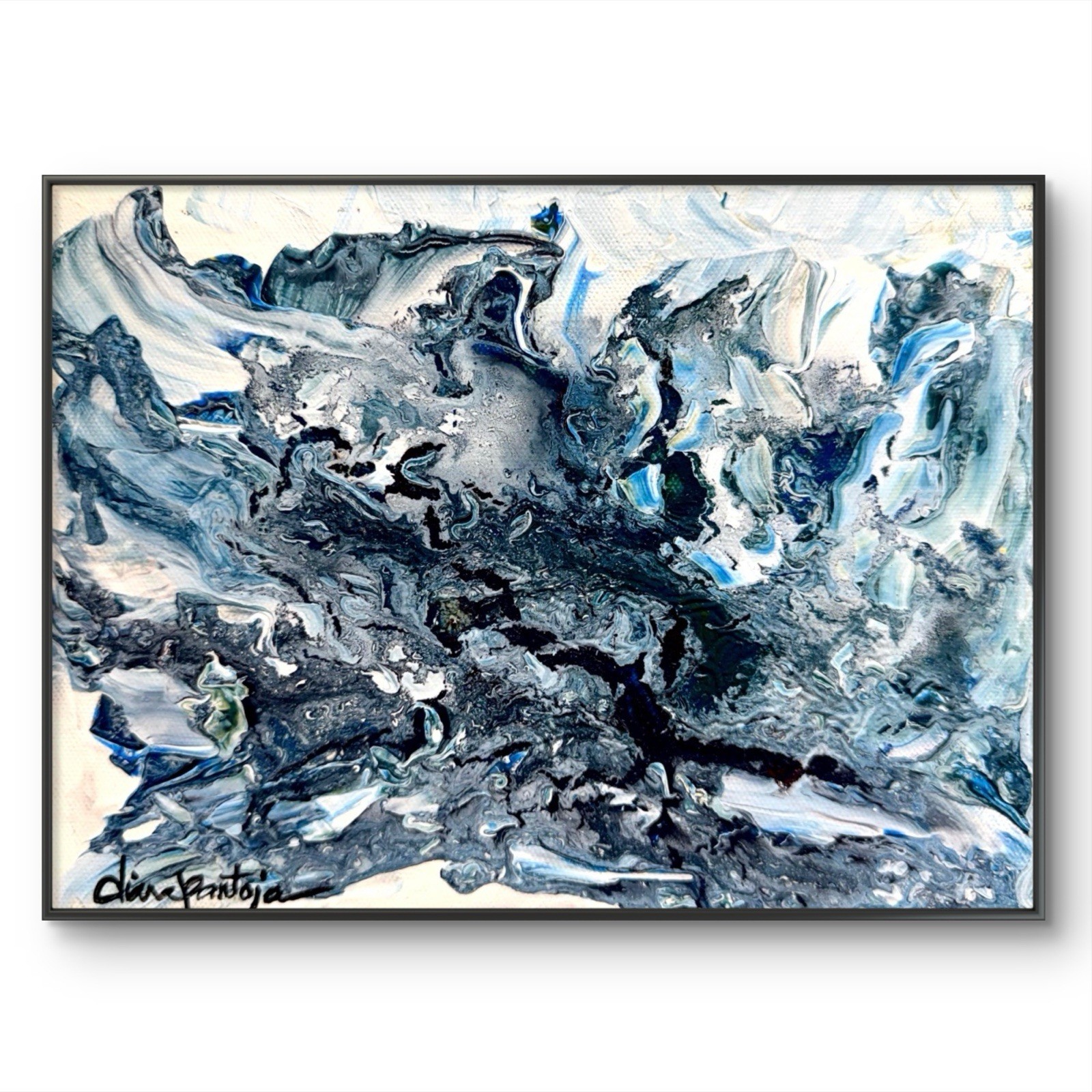 Abstract Original Art 8×6 Canvas Acrylic Impressionist Home Decor Fine Art