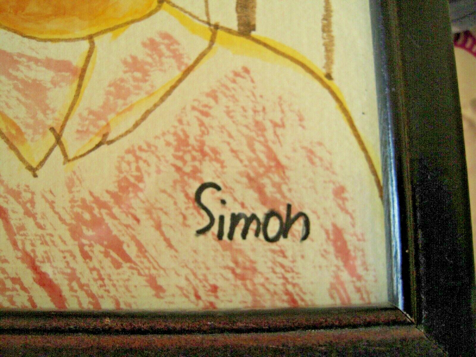 Abstract Expressionist Watercolor 8-1/2 x 11″