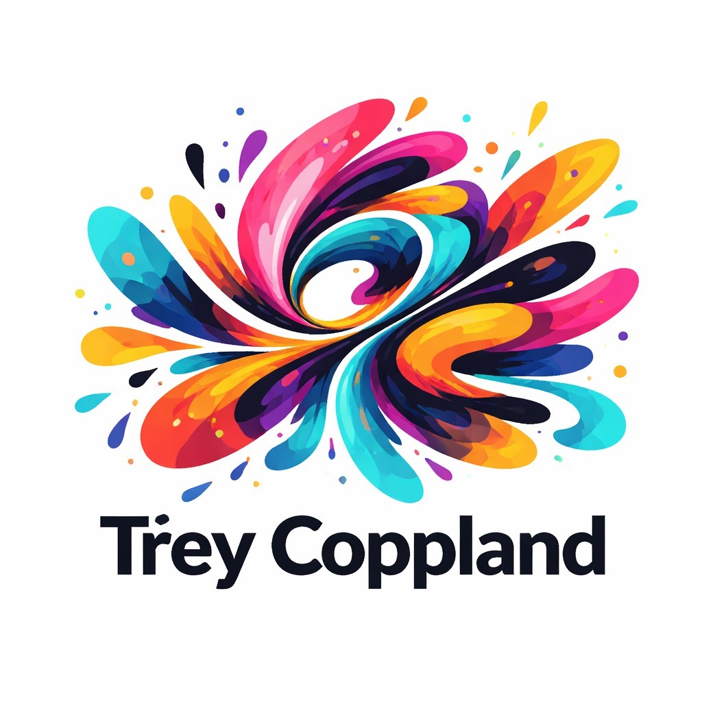 Trey Coppland, Molly Abstract Acrylic Painting, 20+30 in, 2026, Signed