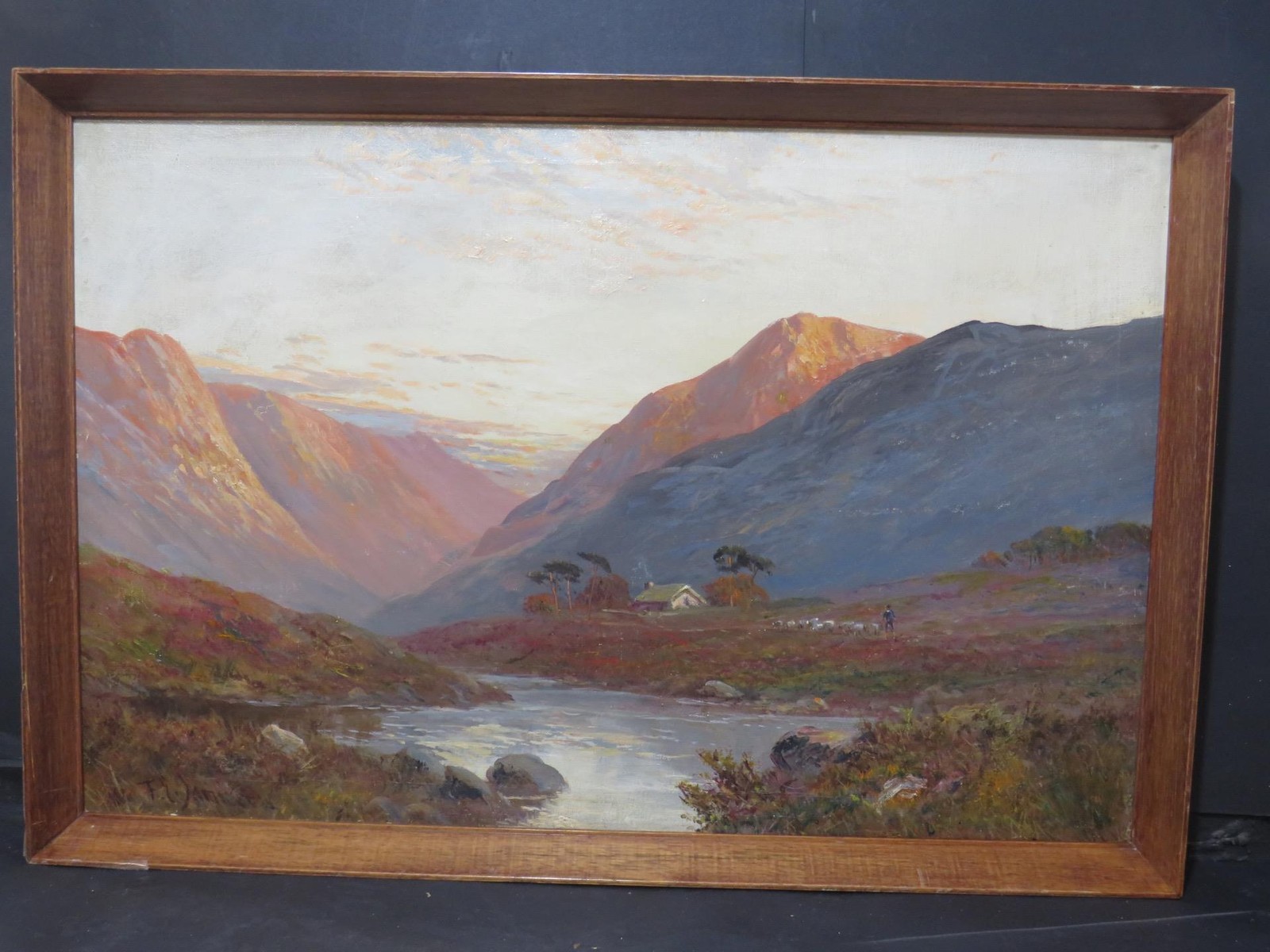 Scottish Highlands F E Jamieson b.1895 Oil on Canvas