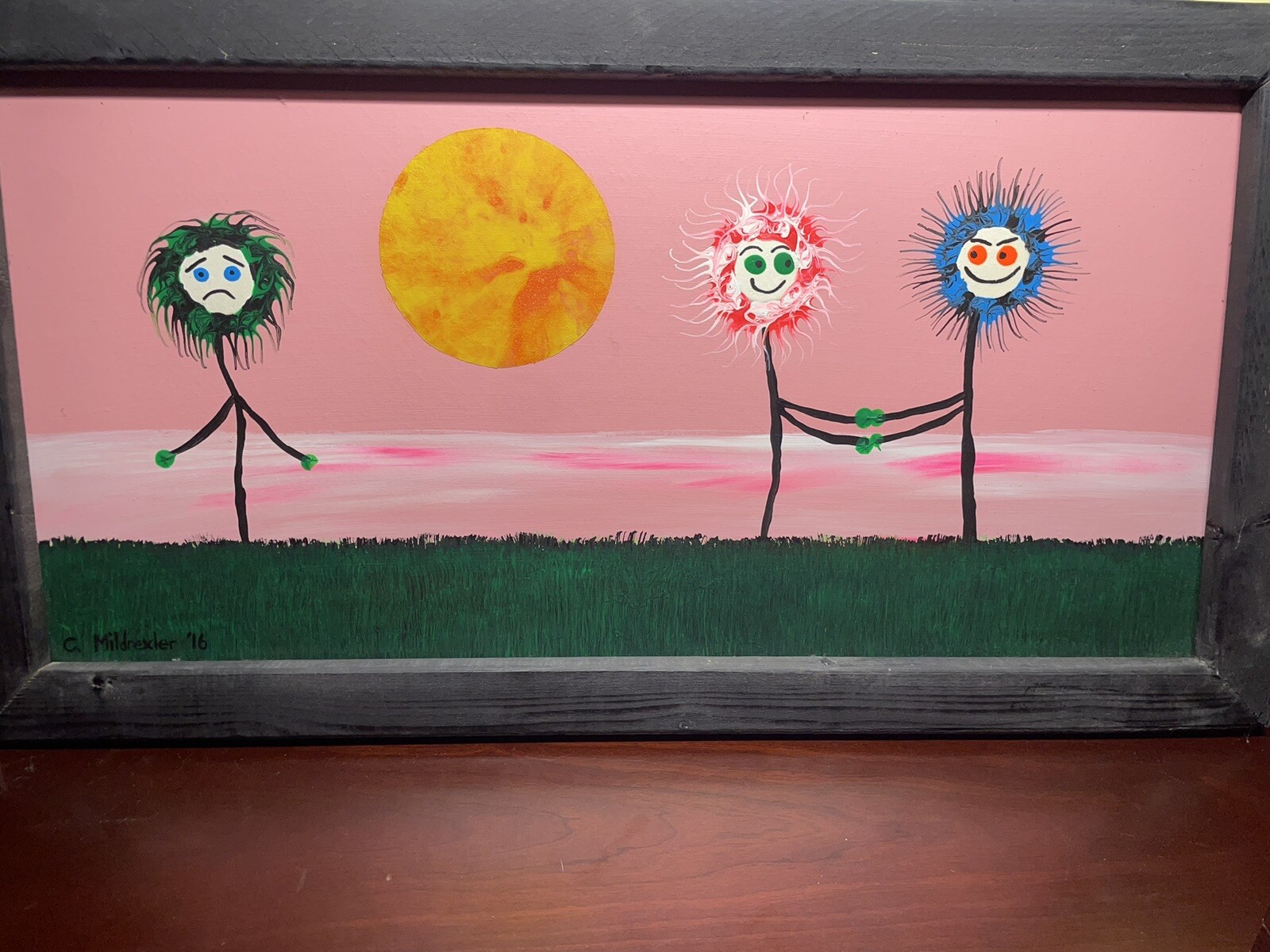 Glow In The Dark Black Light Painting by C. Mildrexler