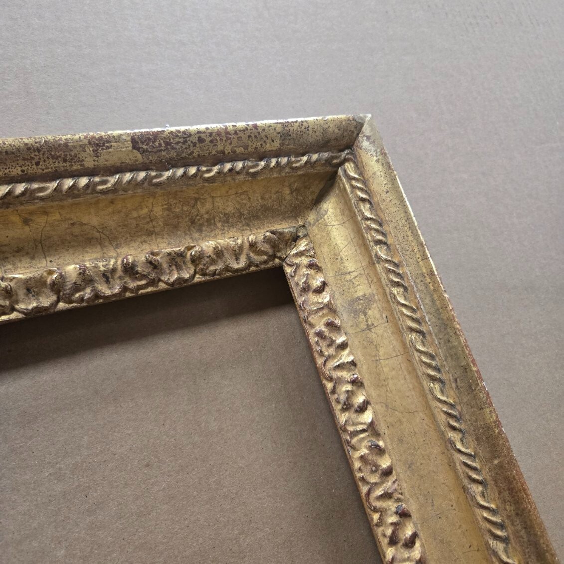 Picture Frame Gilded In Gold Leaf