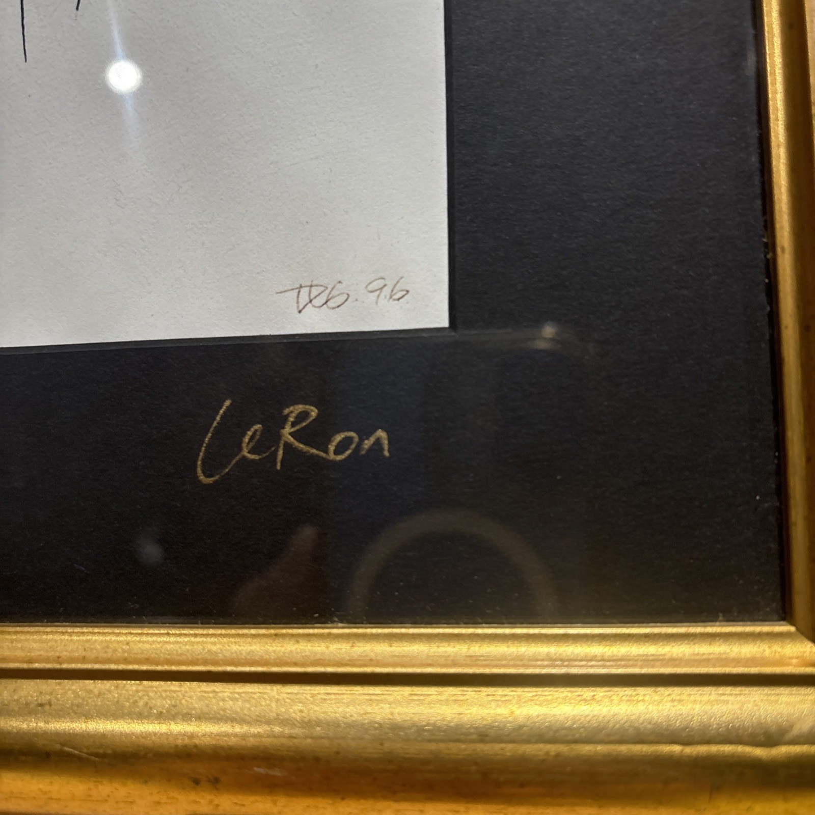 Minimalist Ink By Artist Leron “ Family Strength” Limited Edition Print #3/25