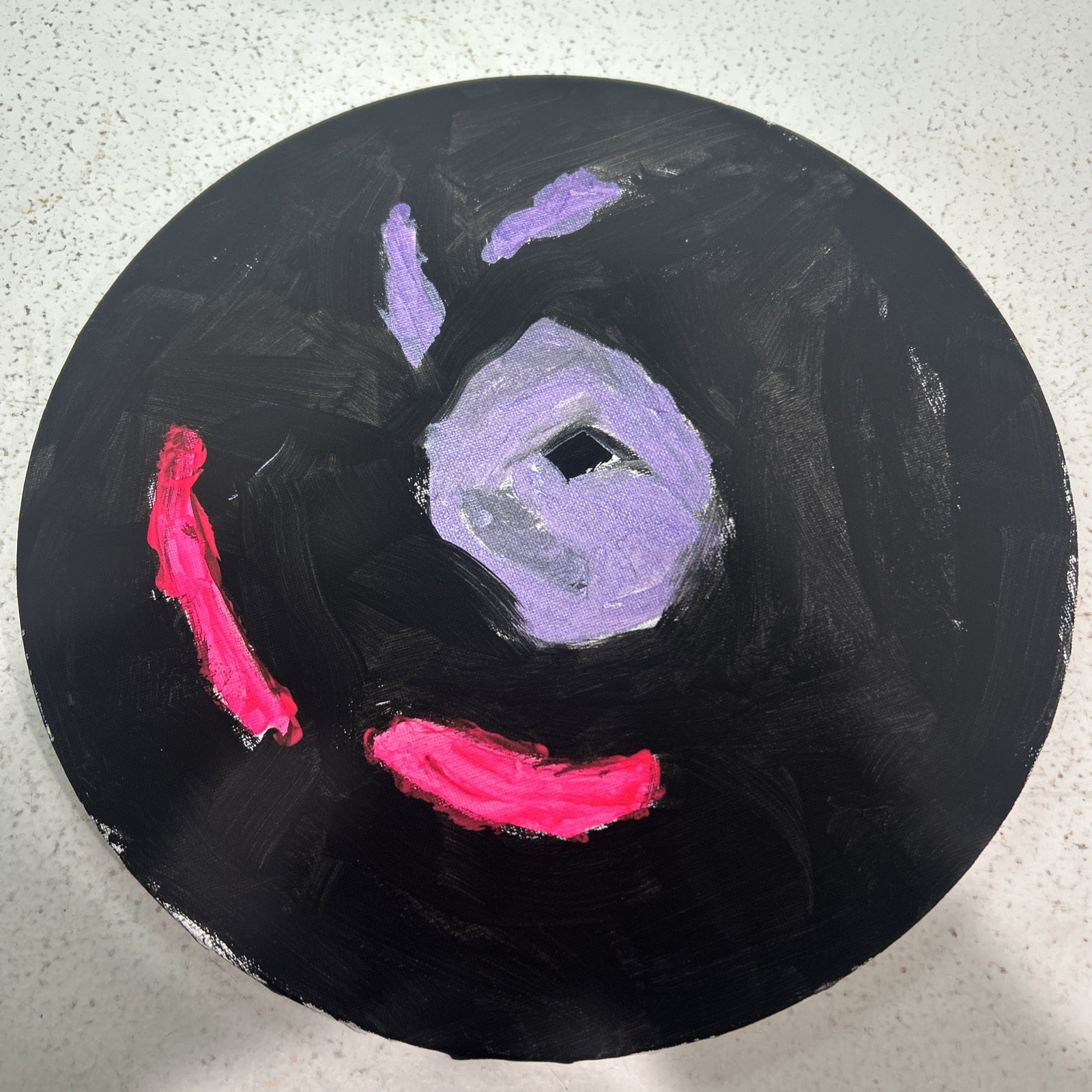 Galaxy Painting 12” circle