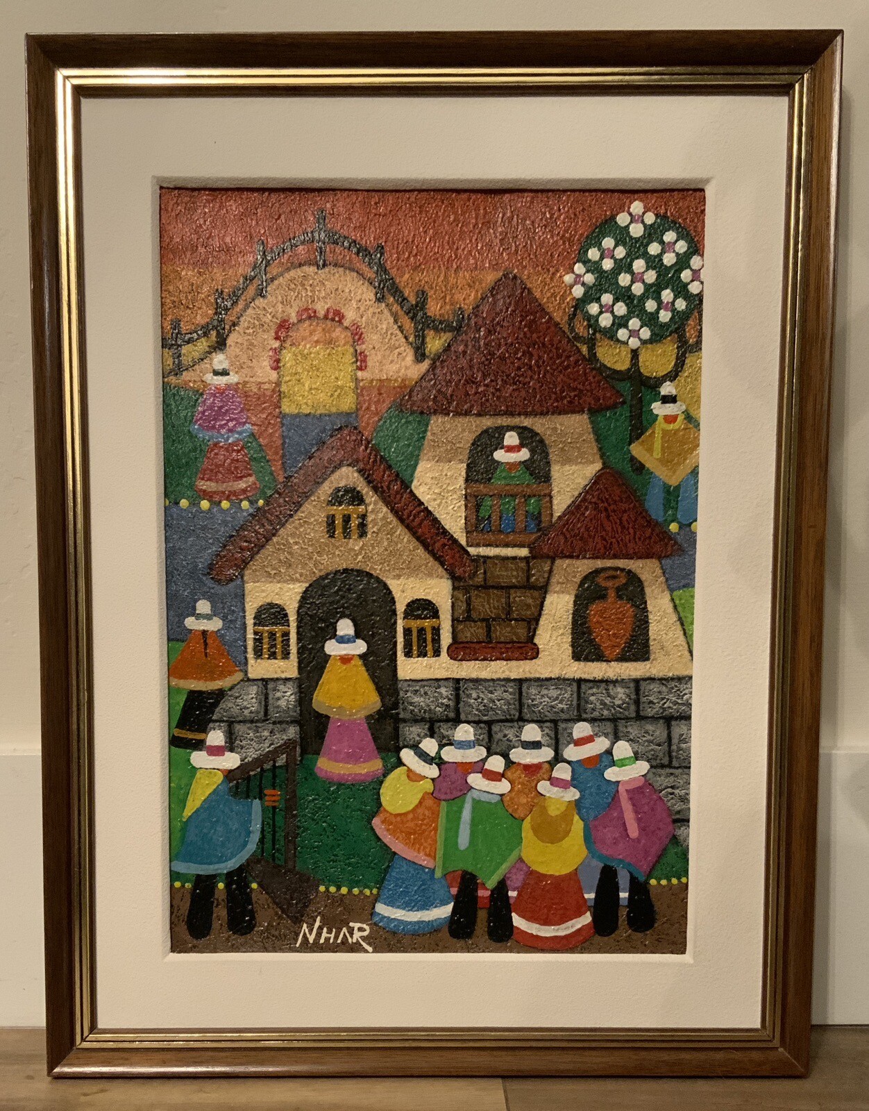 Peruvian Folkloric Painting By Nhar