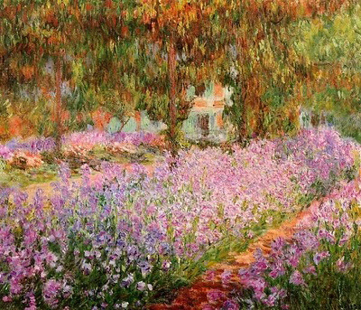 High Quality oil painting Reproduce Irises in Monet’s Garden by Monet CM003