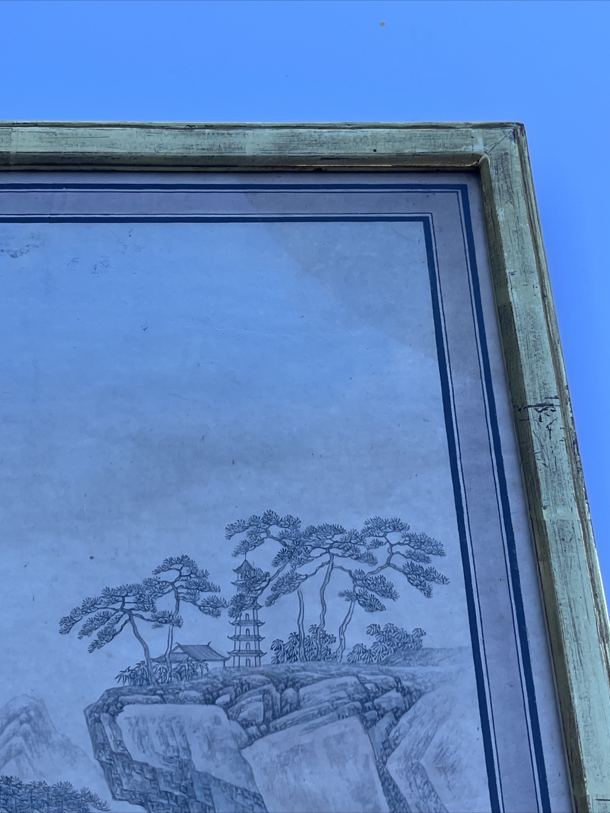 ANTIQUE FINE OLD CHINESE LANDSCAPE PAINTING SCHOLAR MASTER 18TH TO 19TH CENTURY