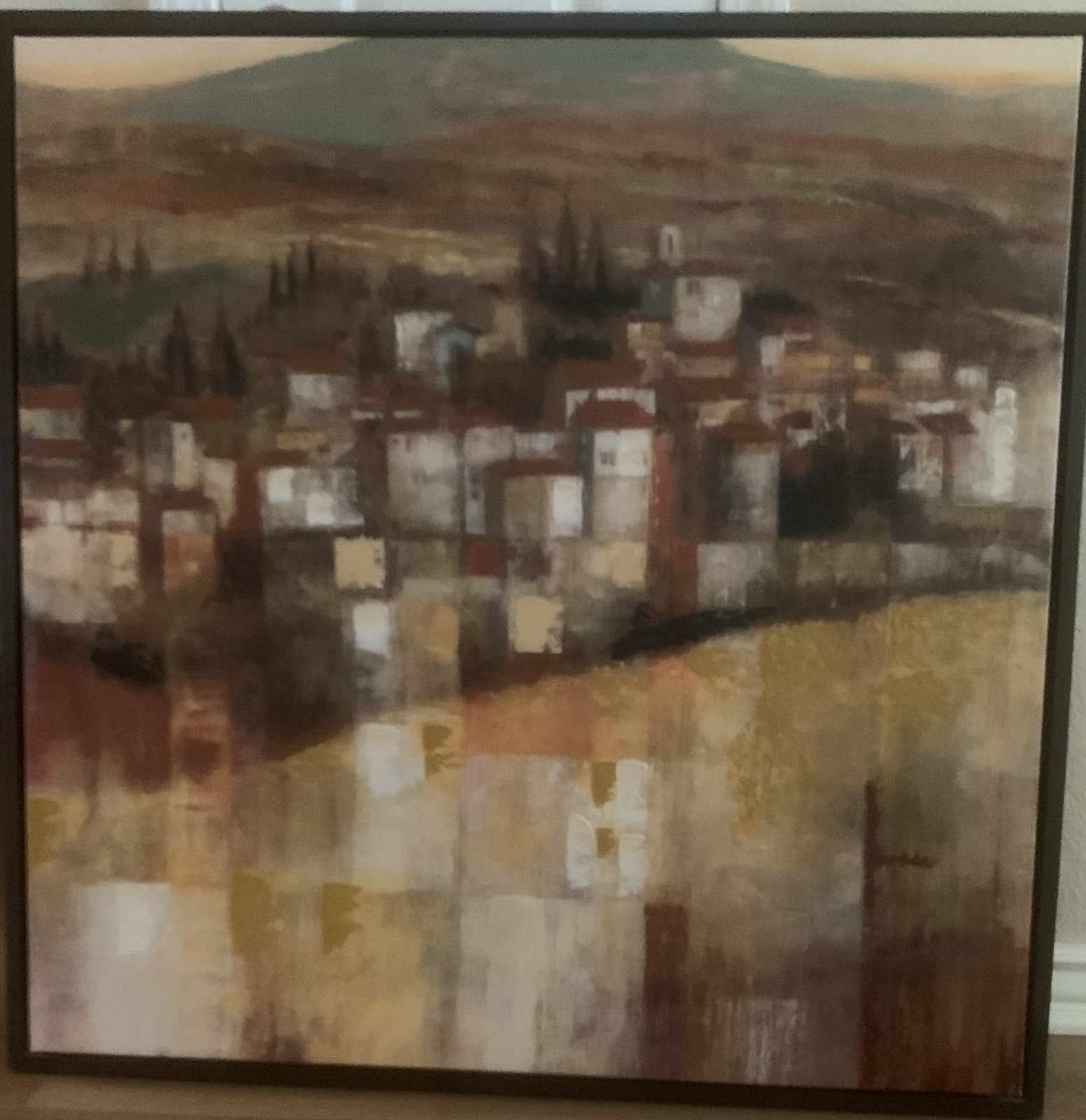 Beautiful Landscape Painting – 37 x 37 Excellent Condition
