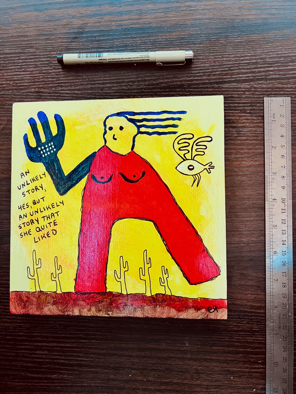 e9Art 8×8 ‘an unlikely story, yes, but an unlikely story that she quite liked’