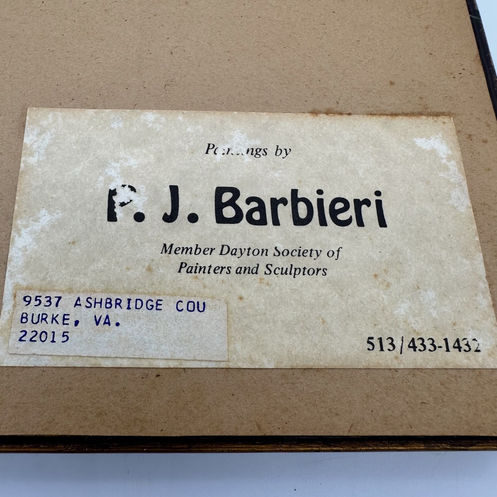 Vintage Oil Painting Floral Bouqet Signed and in Frame P.J. Barbieri