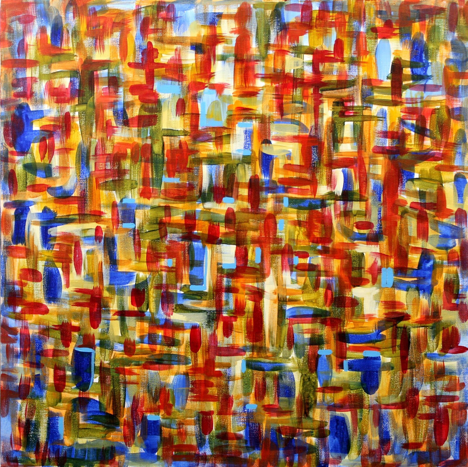 ORIGINAL OIL PAINTING canvas CONTEMPORARY abstract ART by Pronkin 2024 COMPOS.19