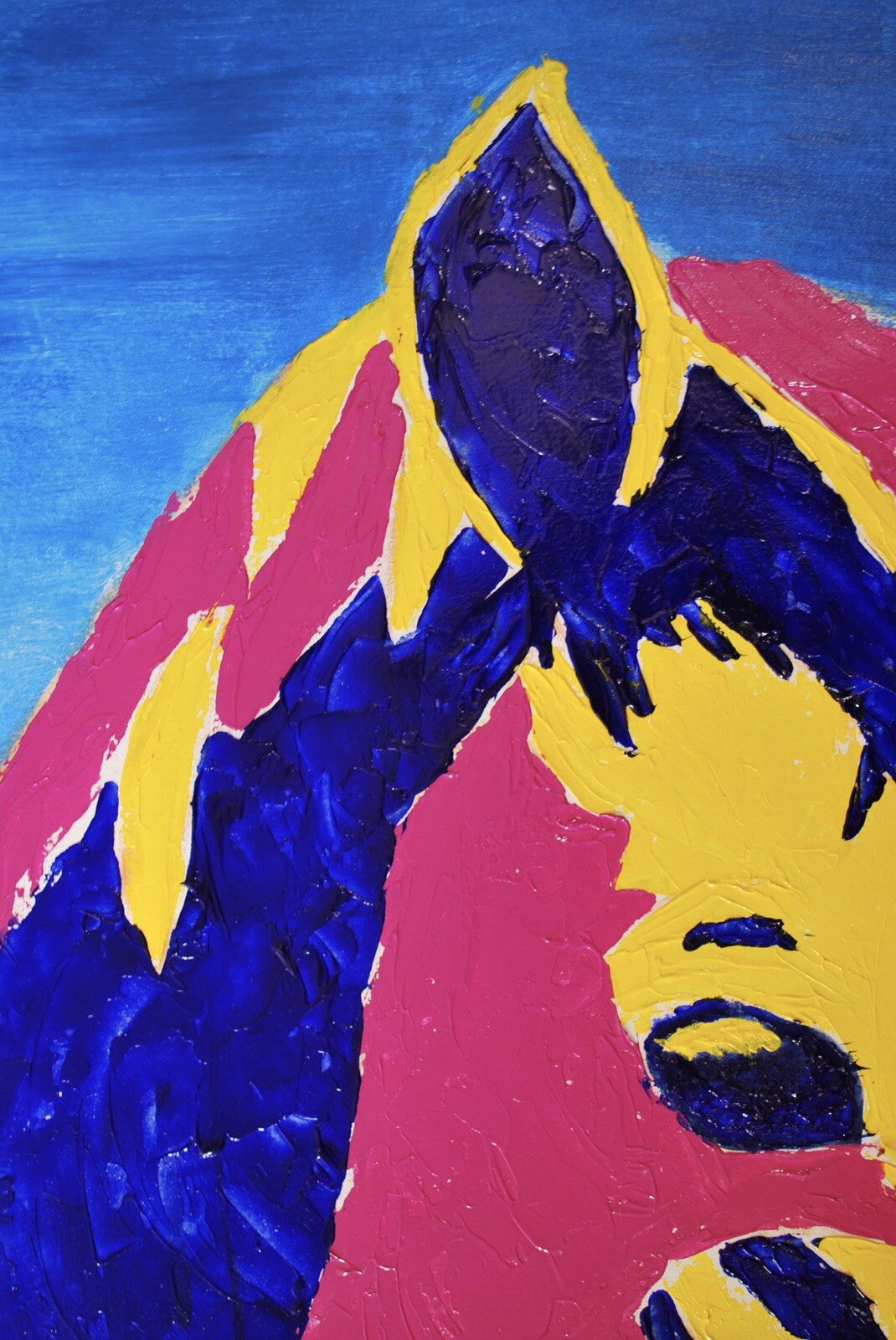Mark Little, Authentic, Original 72” X 60” Acrylic, Abstract, POP Art, Giant