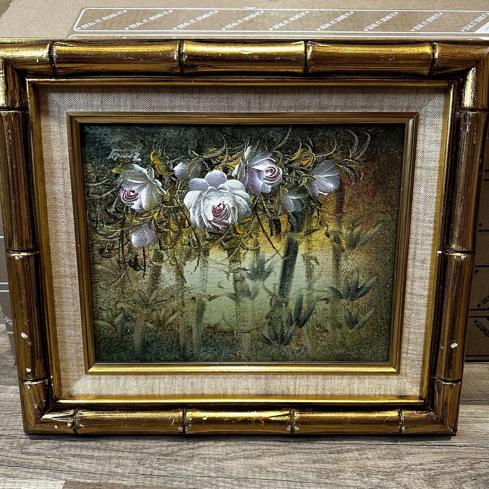 Bamboo Oil Painting Size 8×10 Bamboo Style Frame
