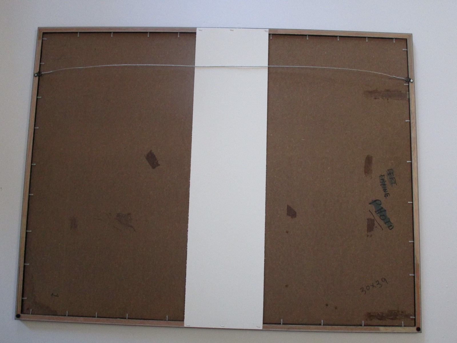 LARGE DAVID SEGEL PAINTING NON OBJECTIVE BIG RED MODERNIST GEOMETRIC MODERNISM