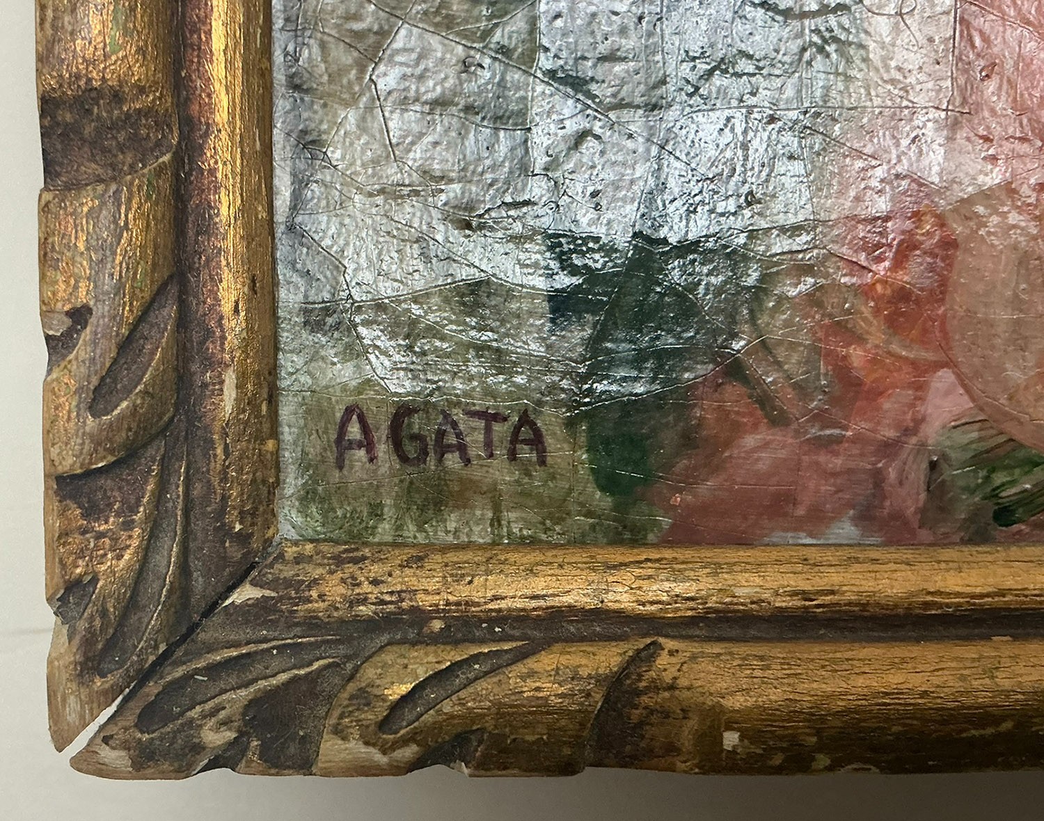 Memento mori Vanitas Death’s-head moth A.GATA Original Painting [1298AG]