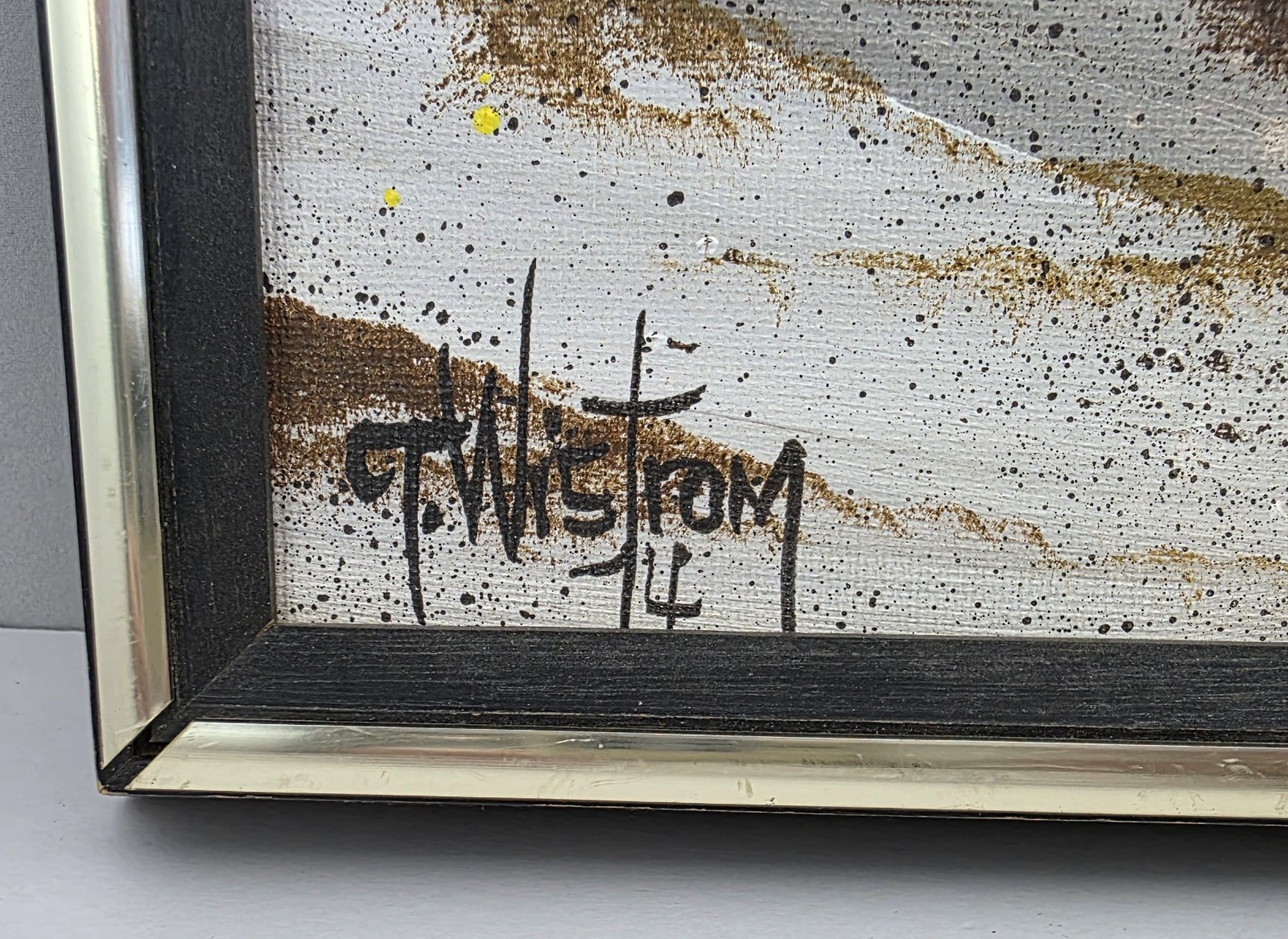 TIM WINSTROM Original Painting – Signed – 1974, Lighthouse