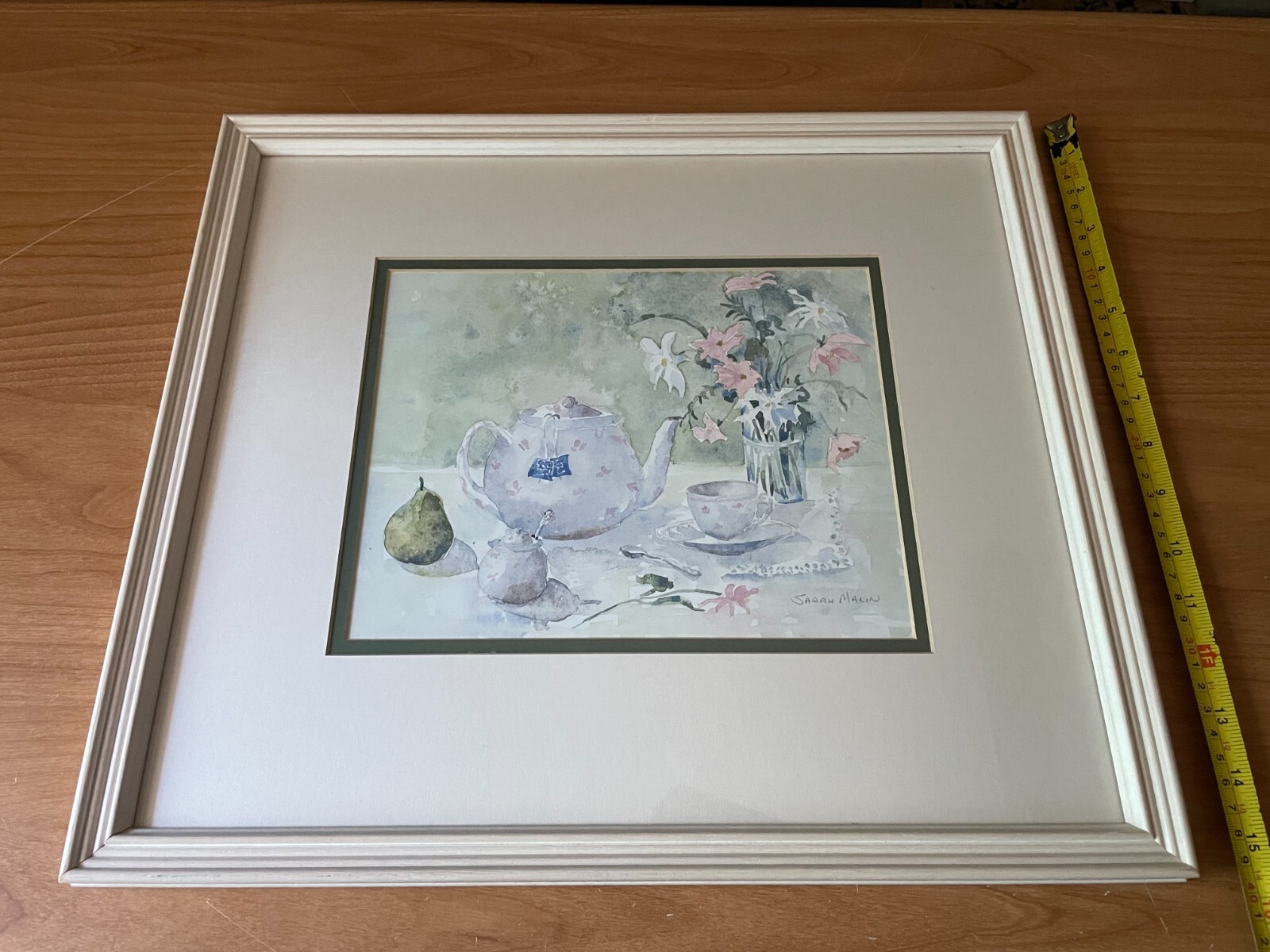 Framed Art Watercolor Litho Print by Sarah Malin
