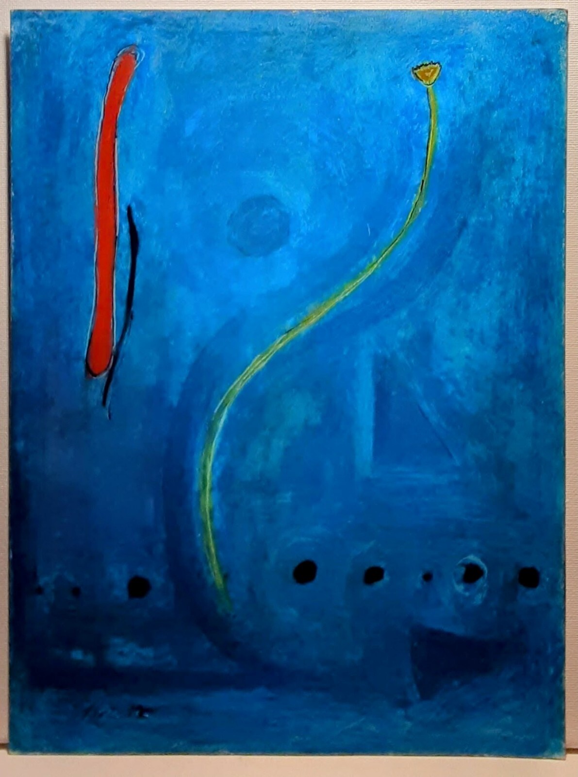 9×12 Oil Pastel On Paper Painting By Artist