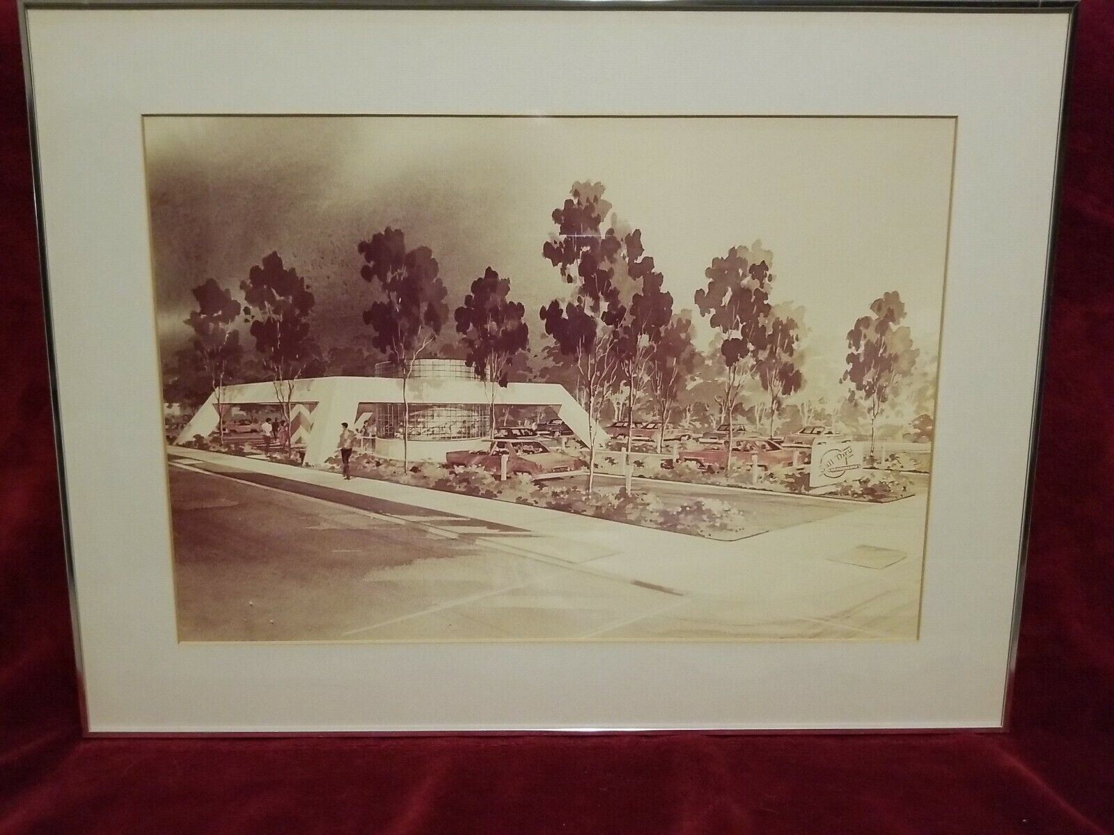 Architectural Rendering Drawings Bakersfield City Buildings Milazzo Watercolor