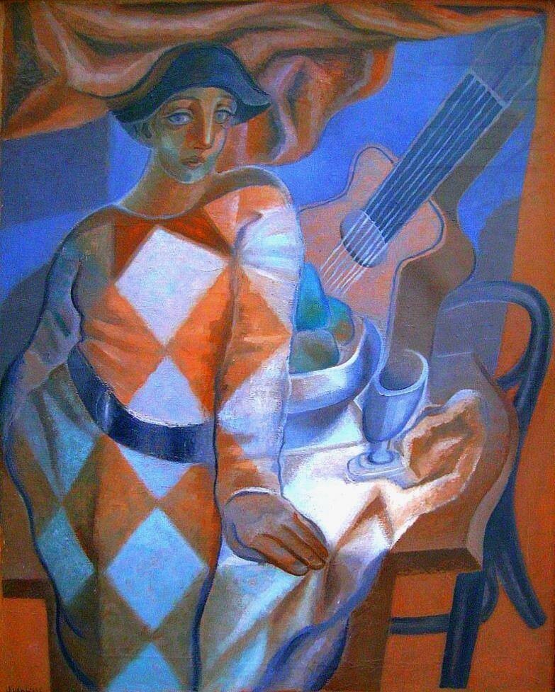 JUAN GRIS ARTIST OIL PAINTING..