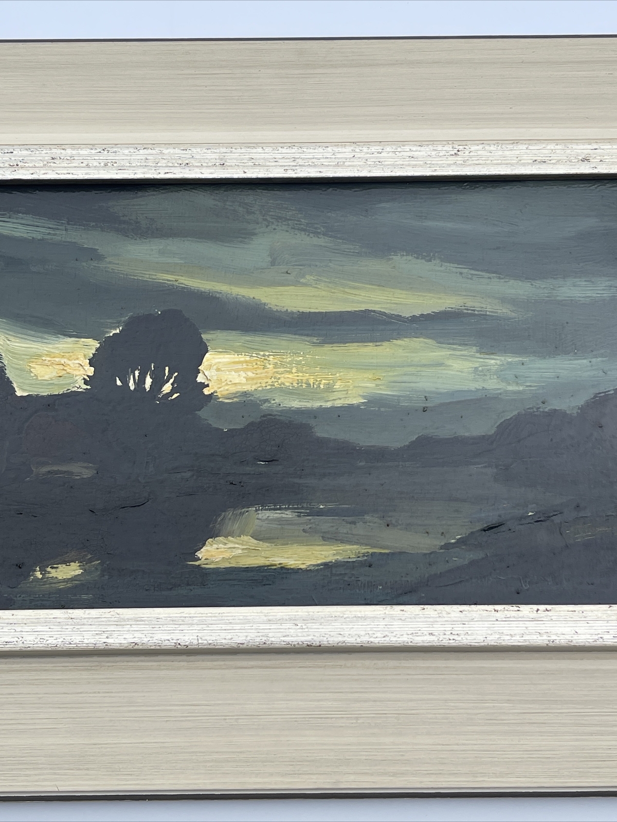 Toon Koster Painting Expressionist Landscape Holland Modernist Listed NIGHT SKY