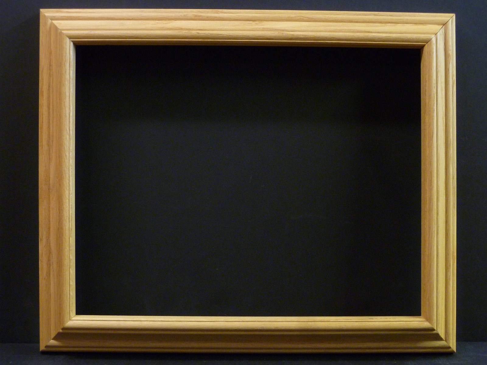 14×11 or 11×14 inch Light Oak Solid Wood Tiered Picture Painting Art Frame Nice!