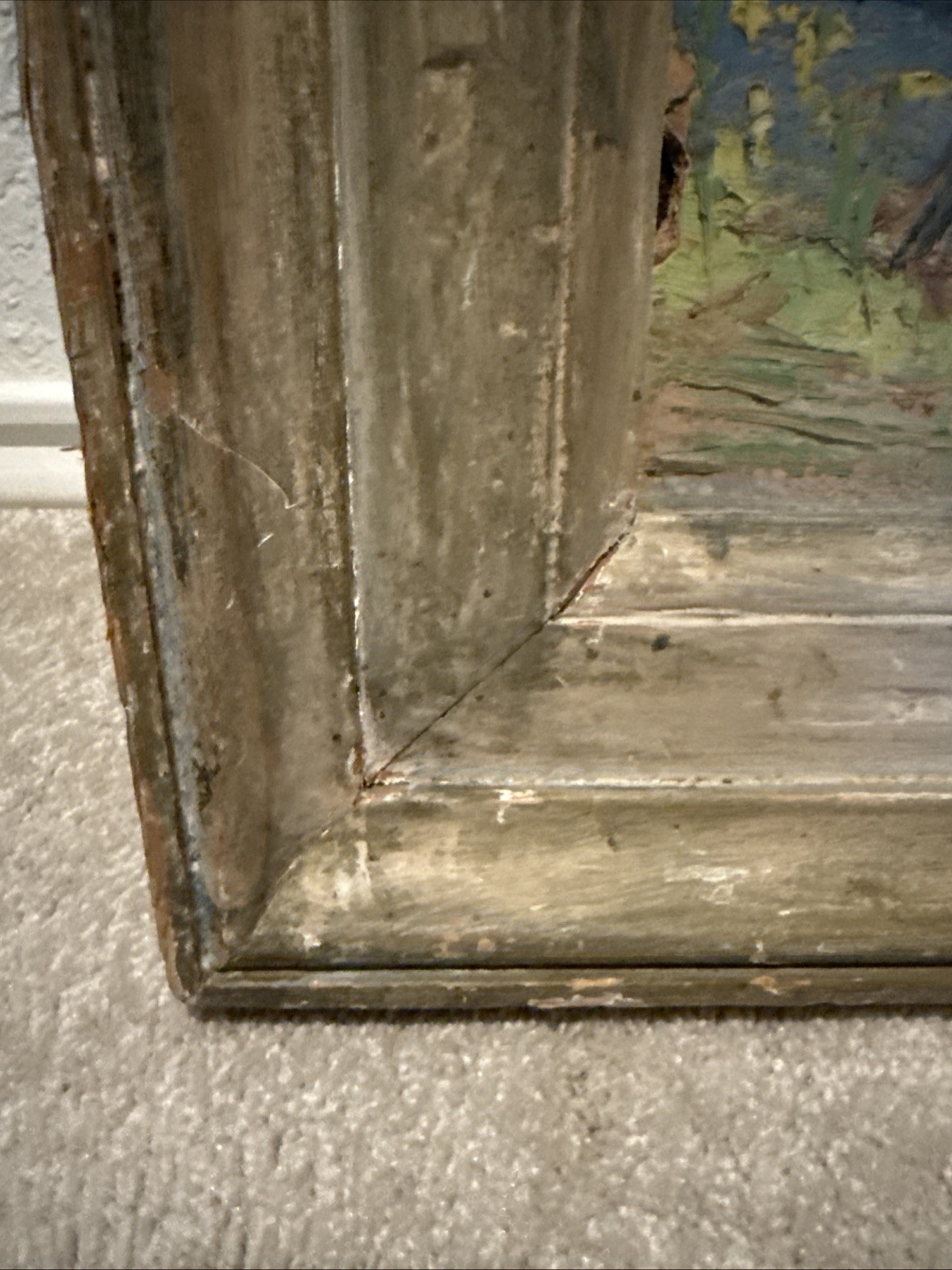 Vintage Impressionist Oil Painting Historic Northeast Water Mill Signed Framed