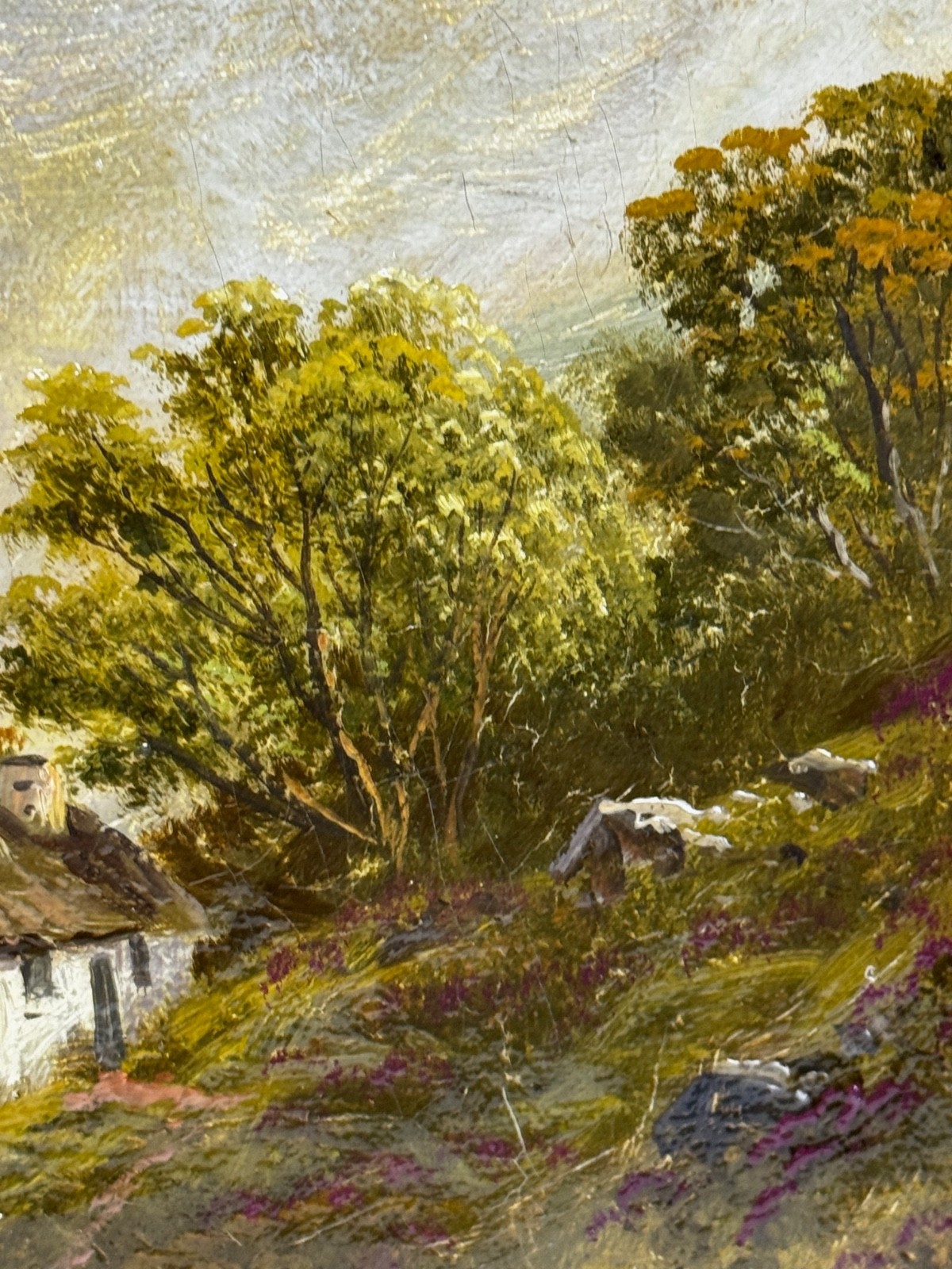 Painting ⛰️ Ben Lawers First Light Morning Mist Highland Cattle Beside Loch Tay