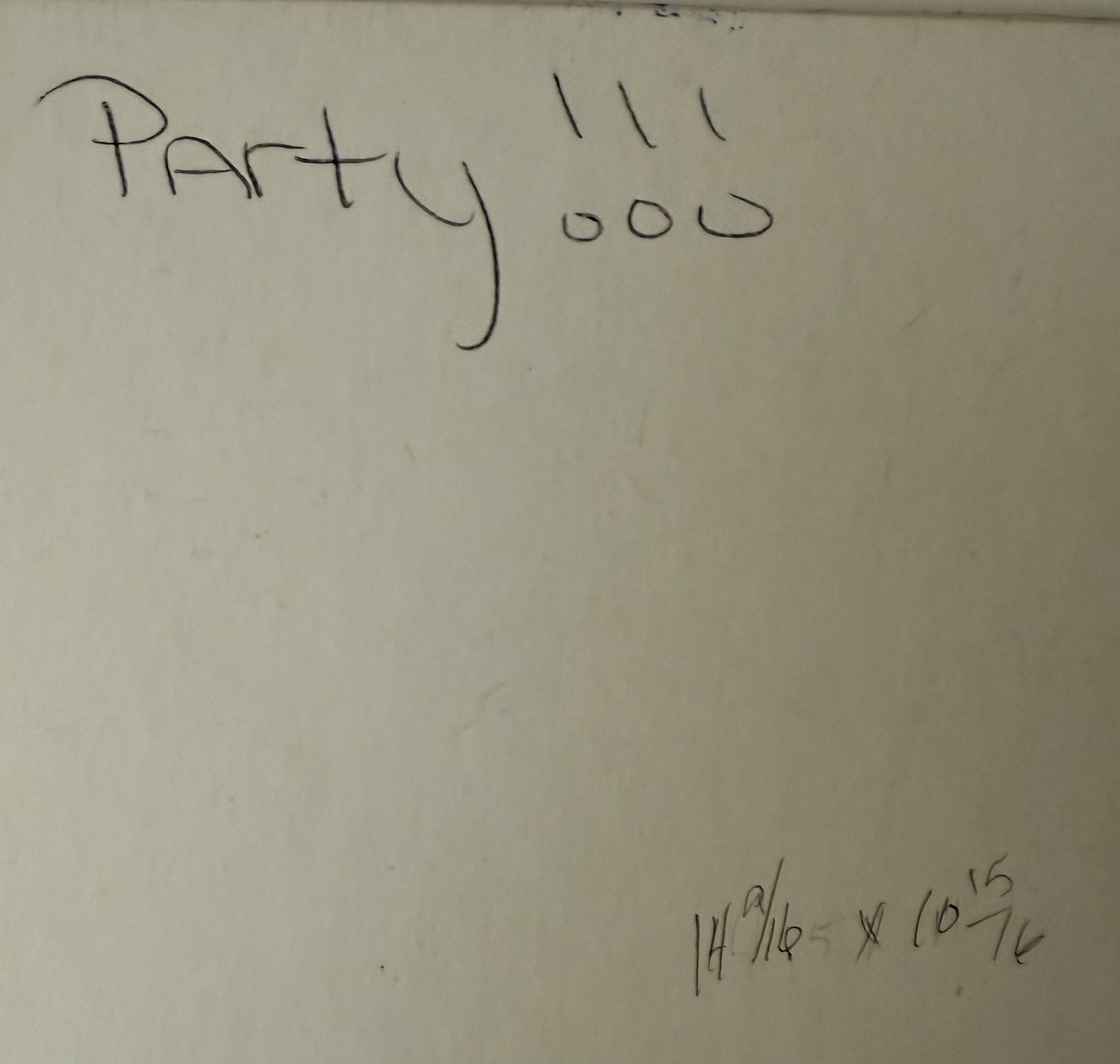 Addie James Original Signed Titled “Party!!!” African American Folk Art