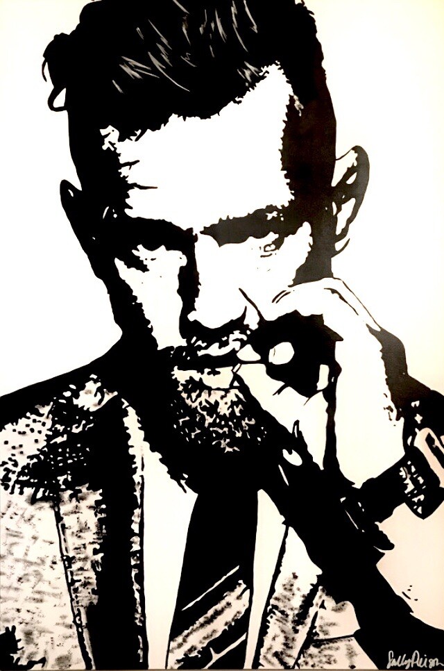 Original One Of A Kind Acrylic On Canvas Conor McGregor Painting 24×36”