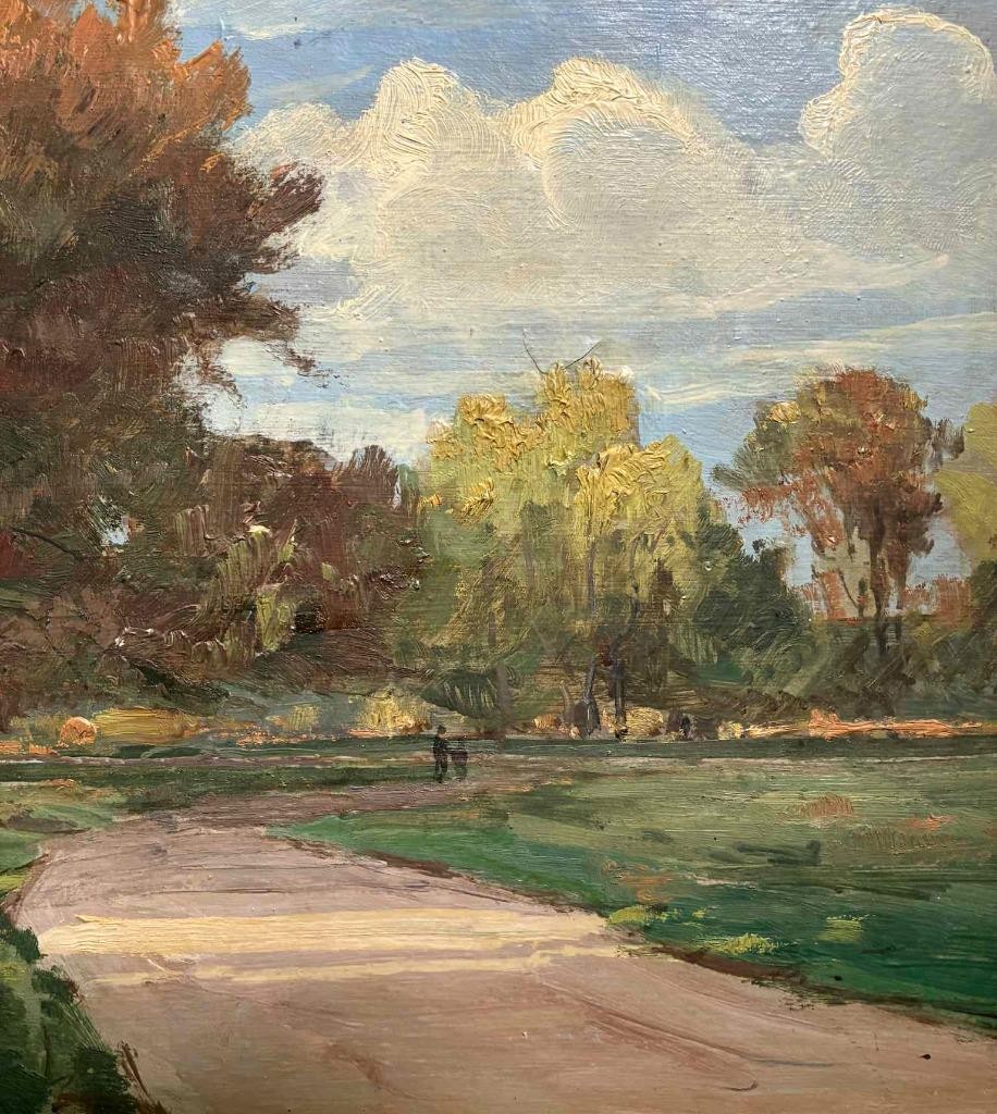 Hornung-Jensen (1882) Figures in Summer Landscape. Dated 1930.– COA
