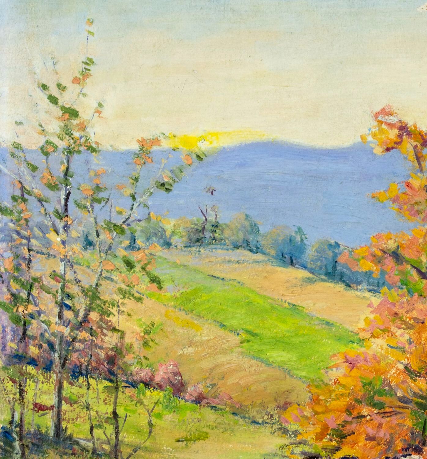 Clara Laughlin Hamilton (IN,OH,1872-1968) oil painting 127402