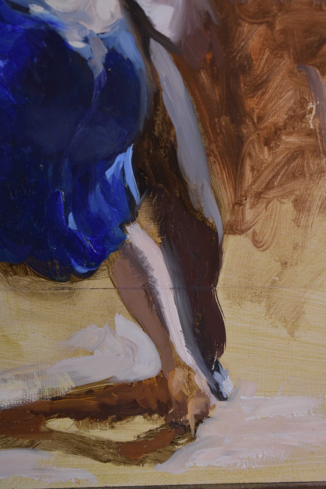 Original Oil Painting 16×12 Ballroom Tango Bolero Dancers Figurative Art
